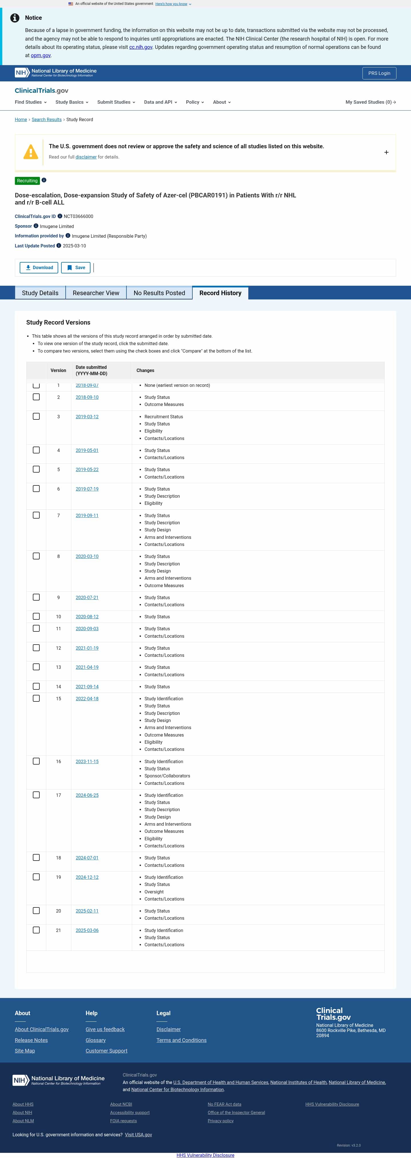 Latest website image capture