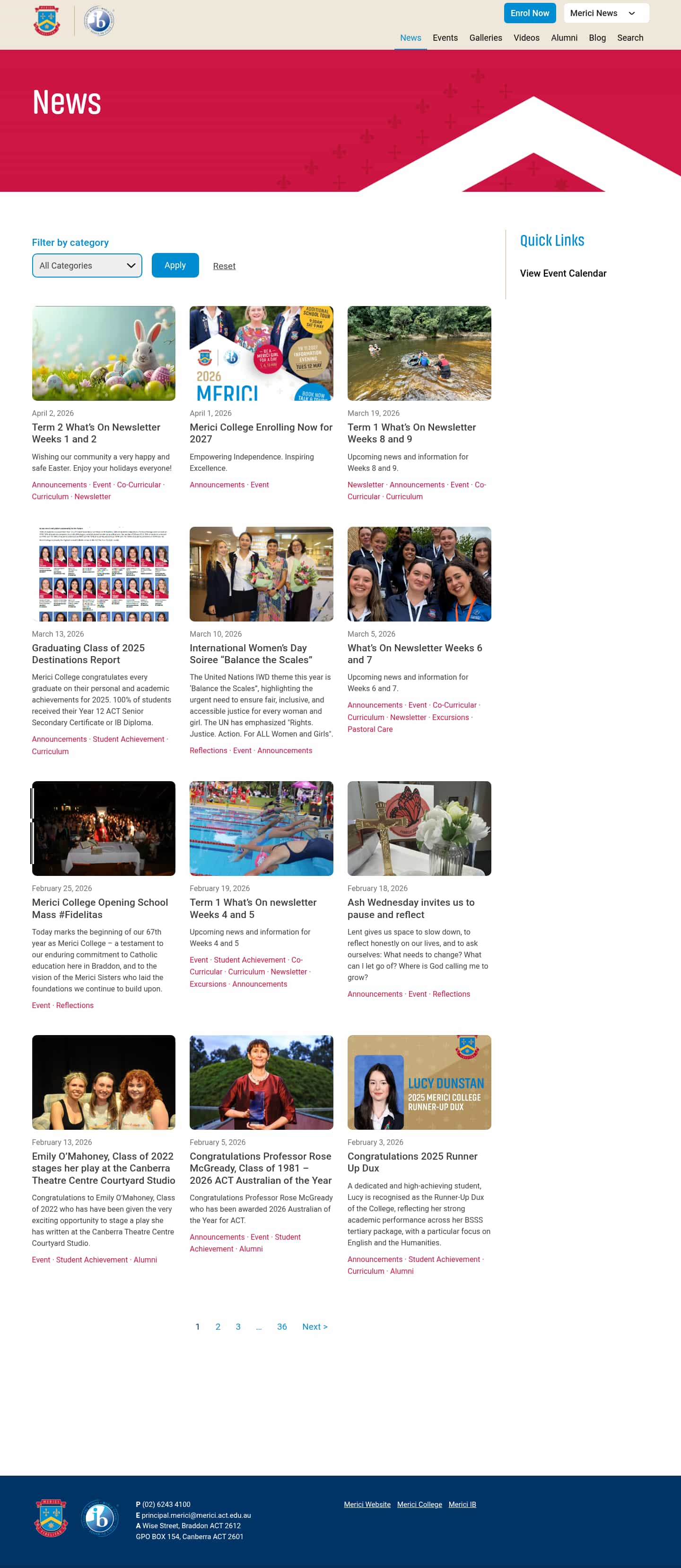 Latest website image capture