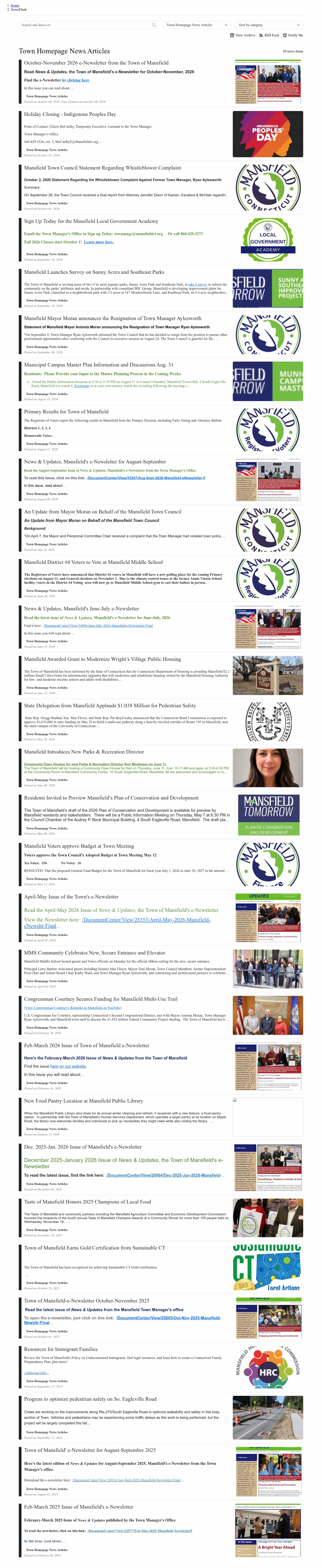 Latest website image capture