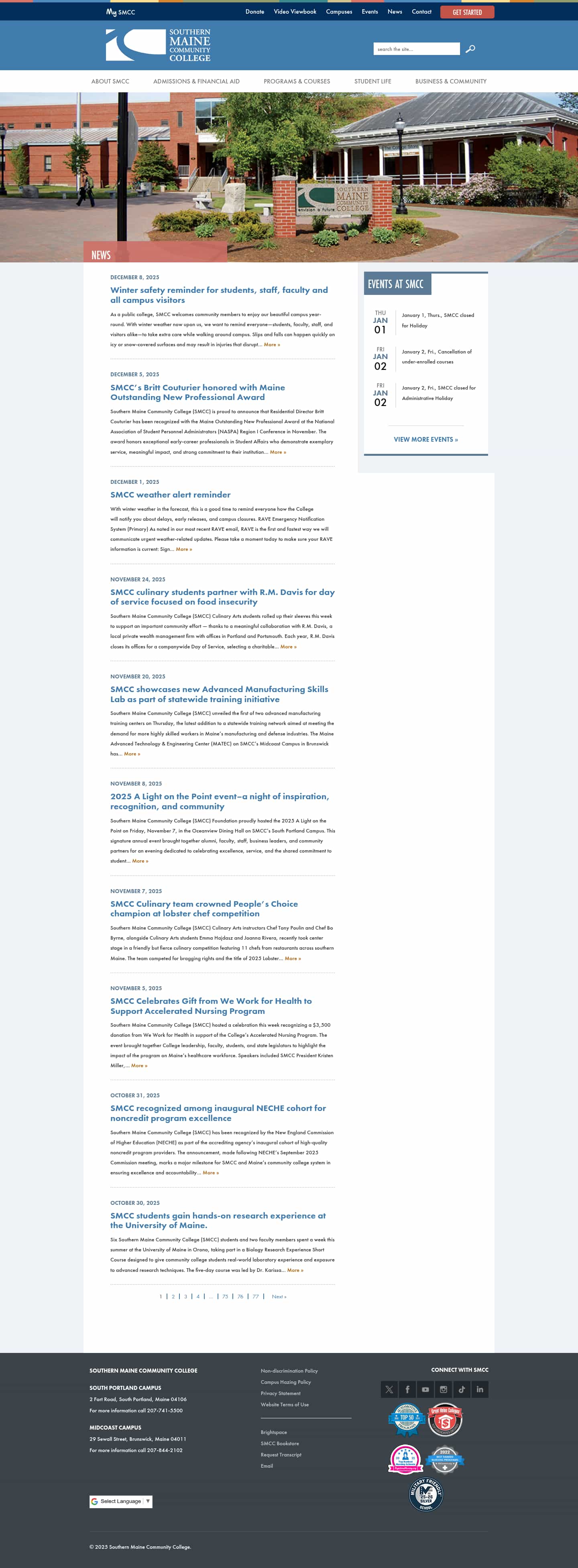 Latest website image capture