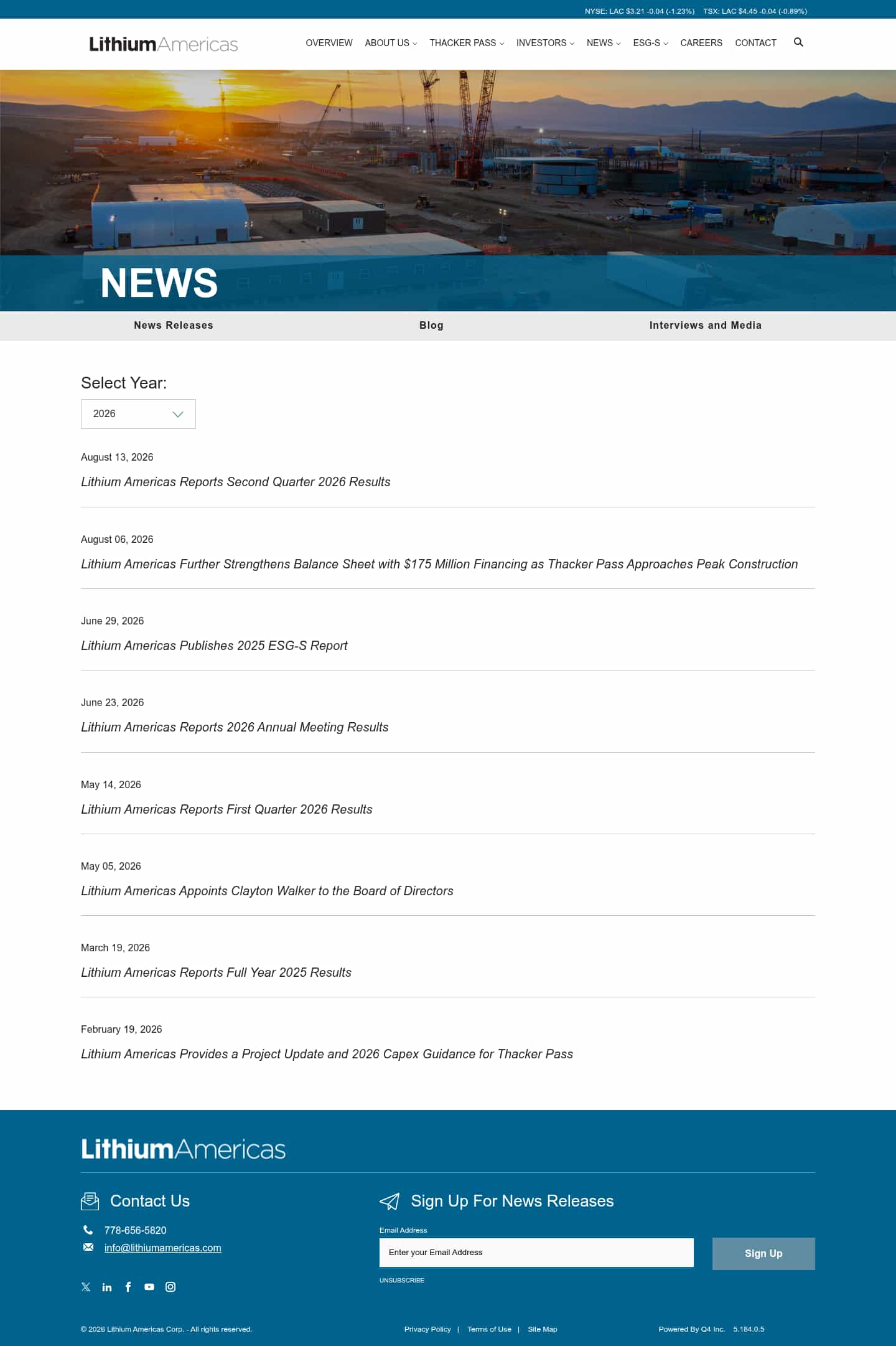 Latest website image capture