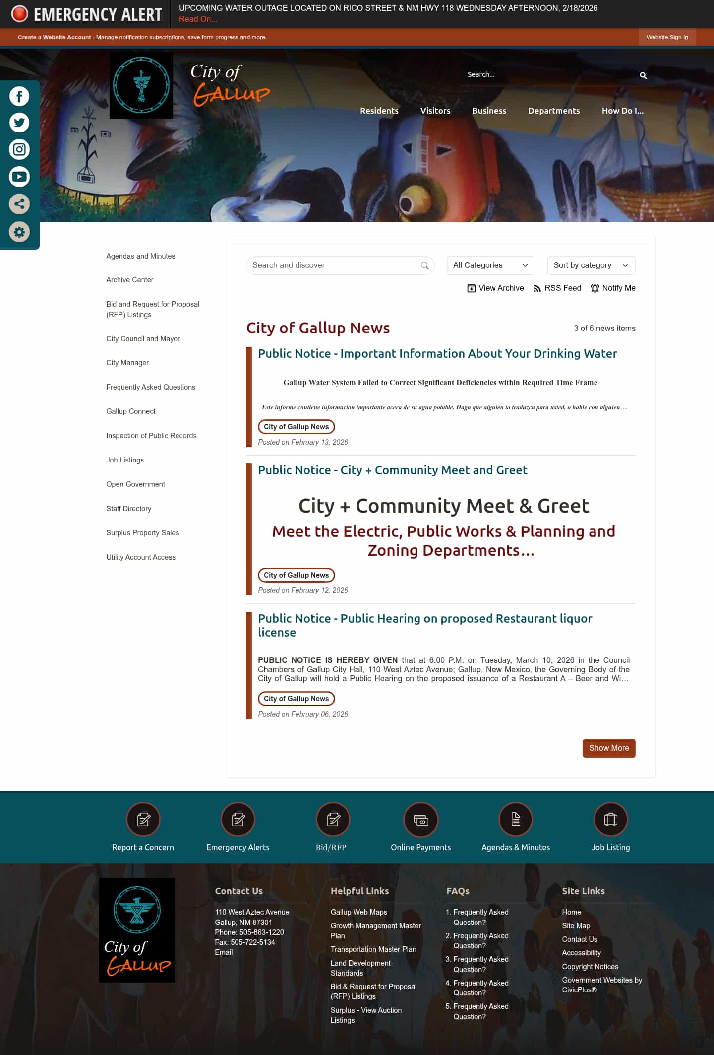 Latest website image capture
