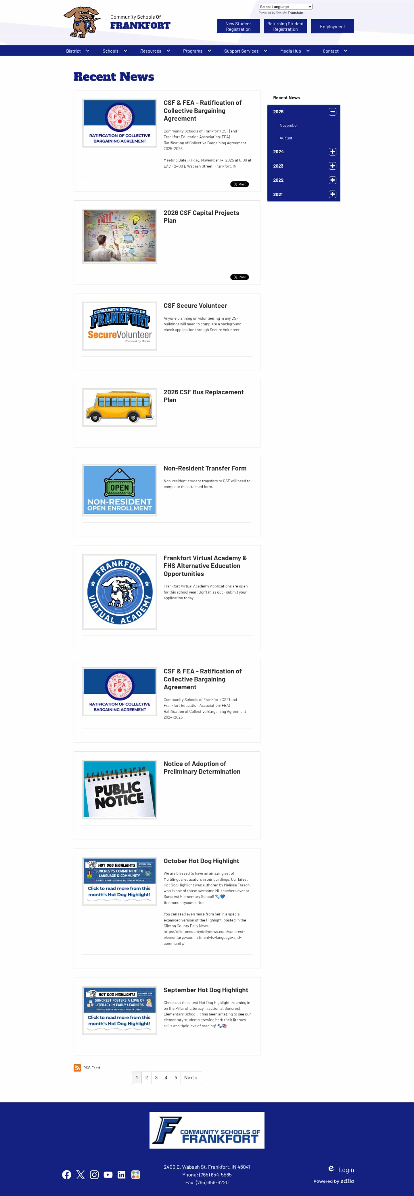 Latest website image capture