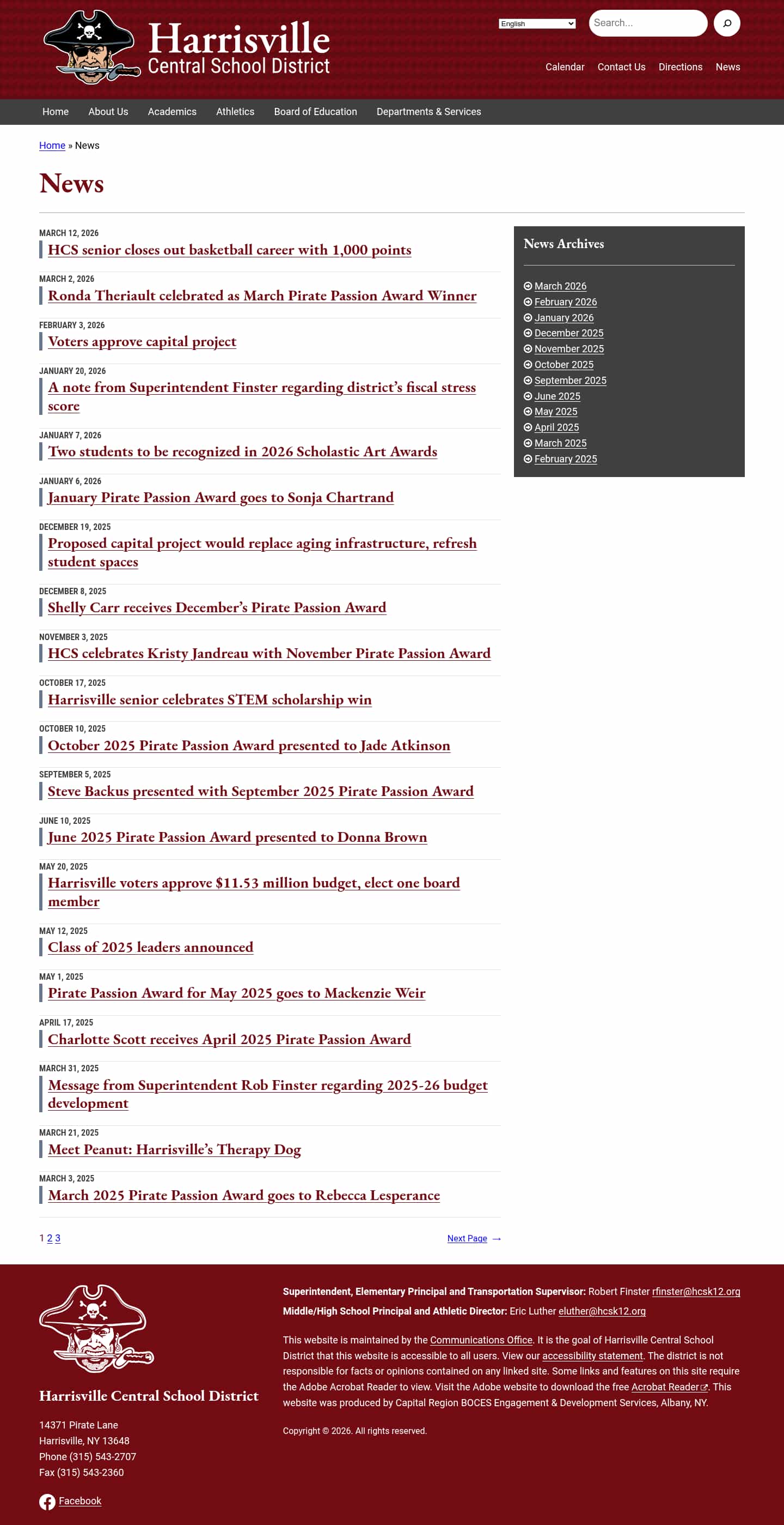 Latest website image capture