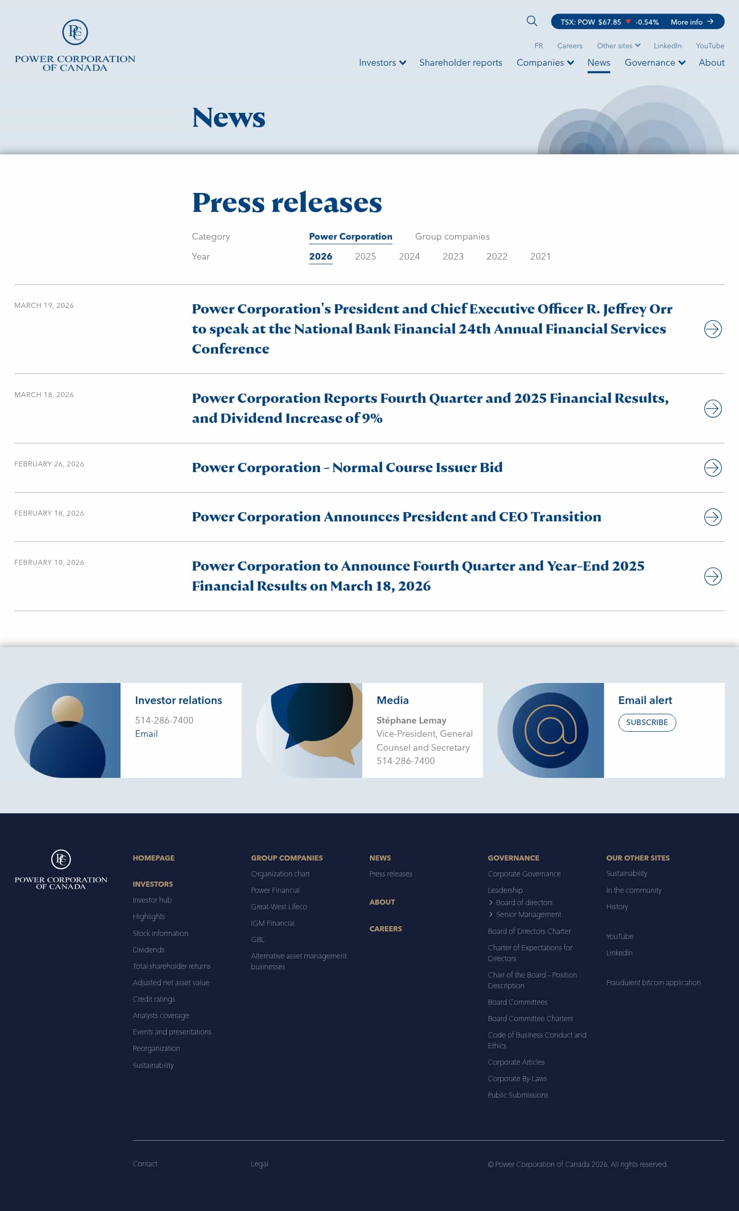Latest website image capture