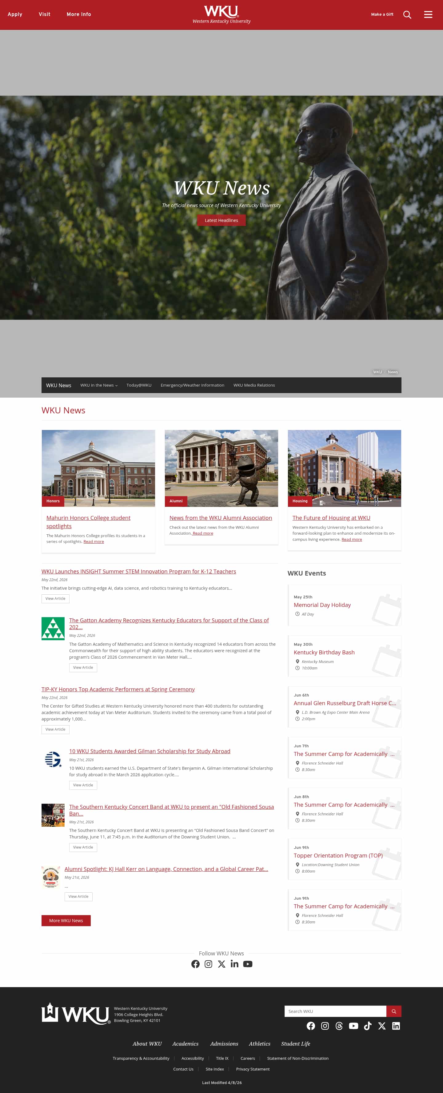 Latest website image capture
