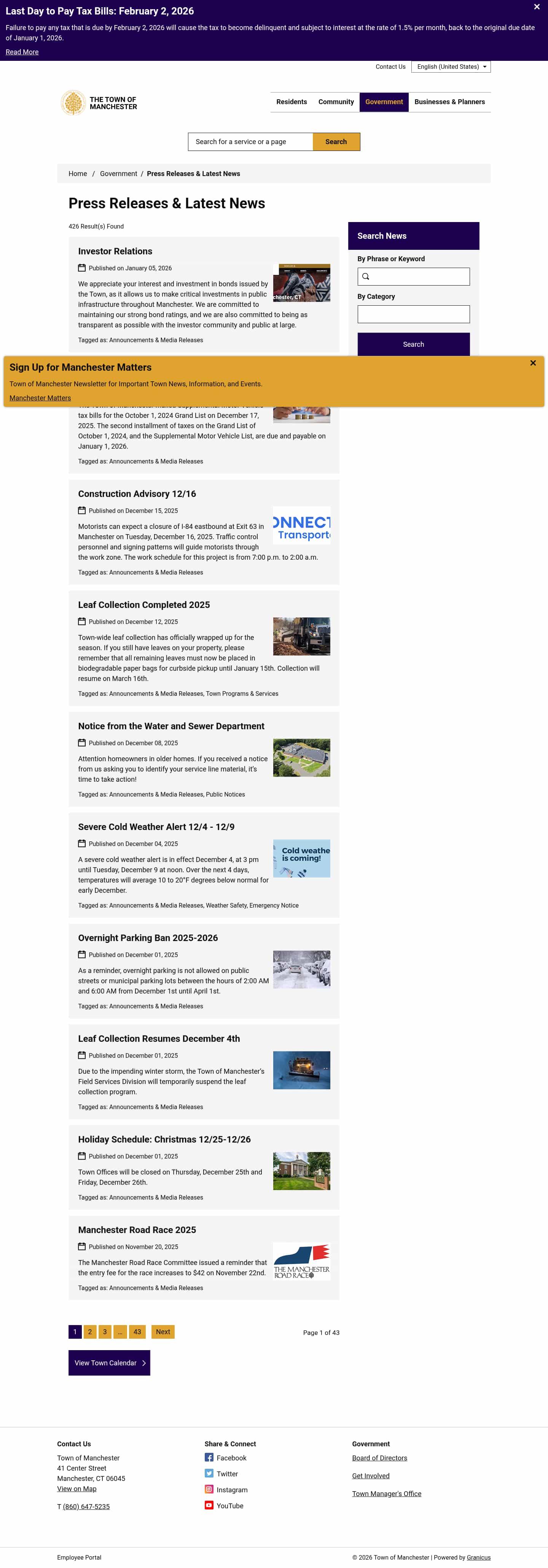 Latest website image capture