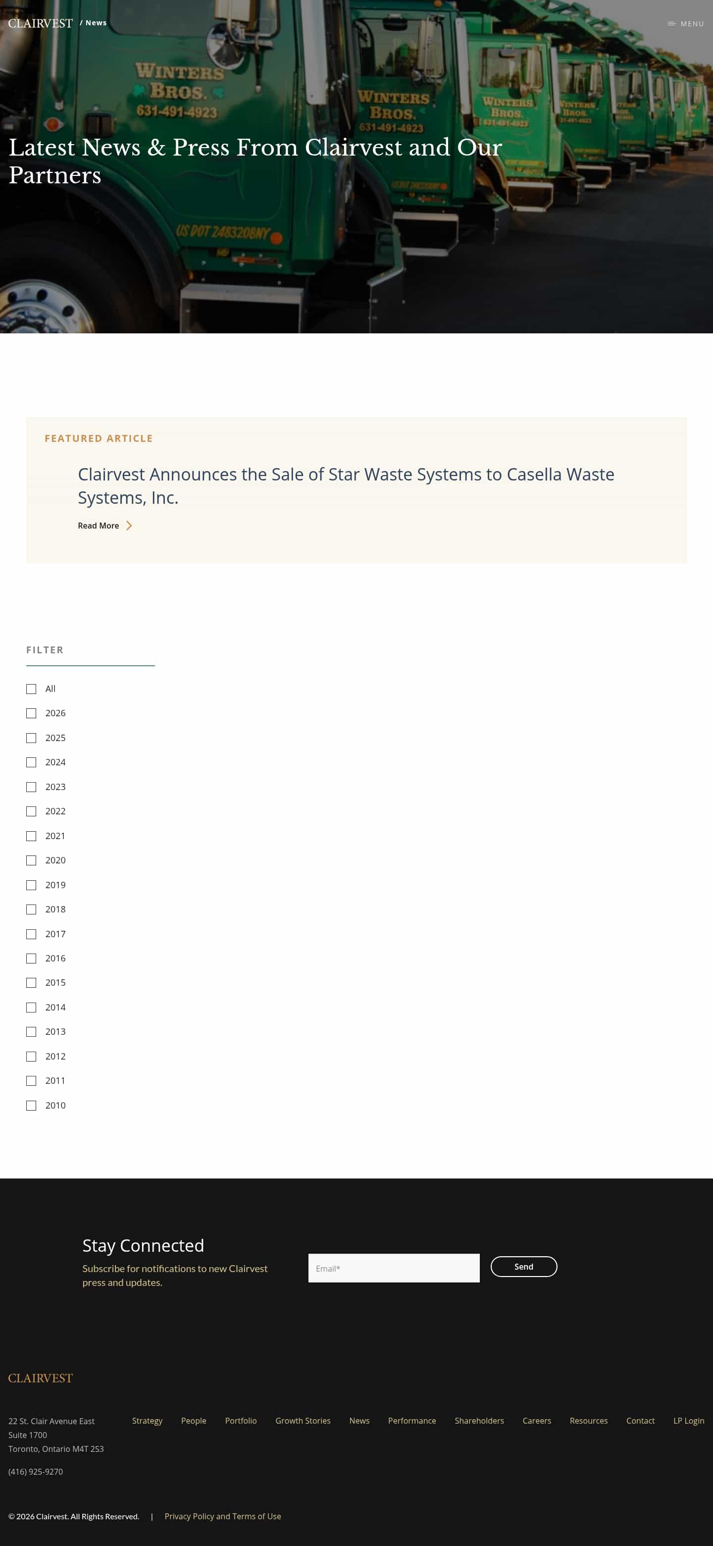 Latest website image capture