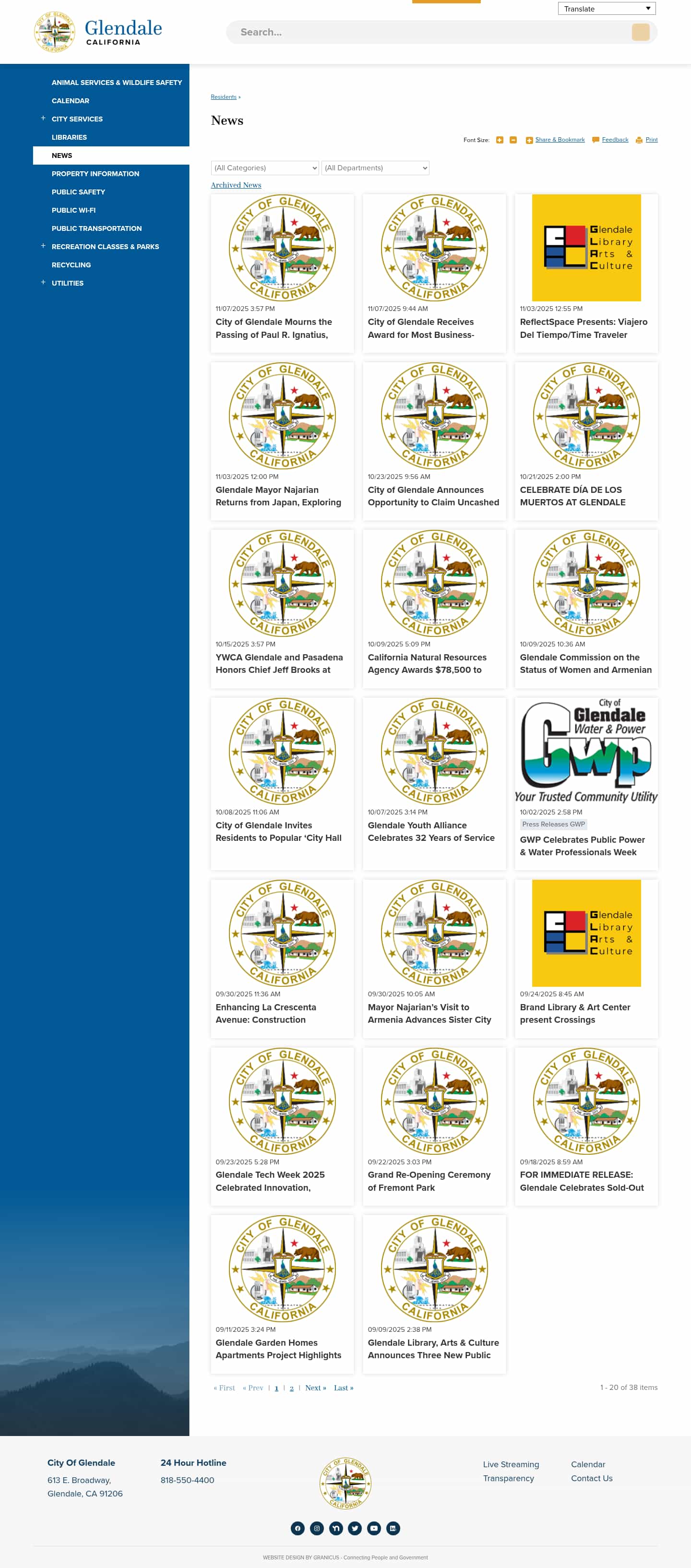 Latest website image capture