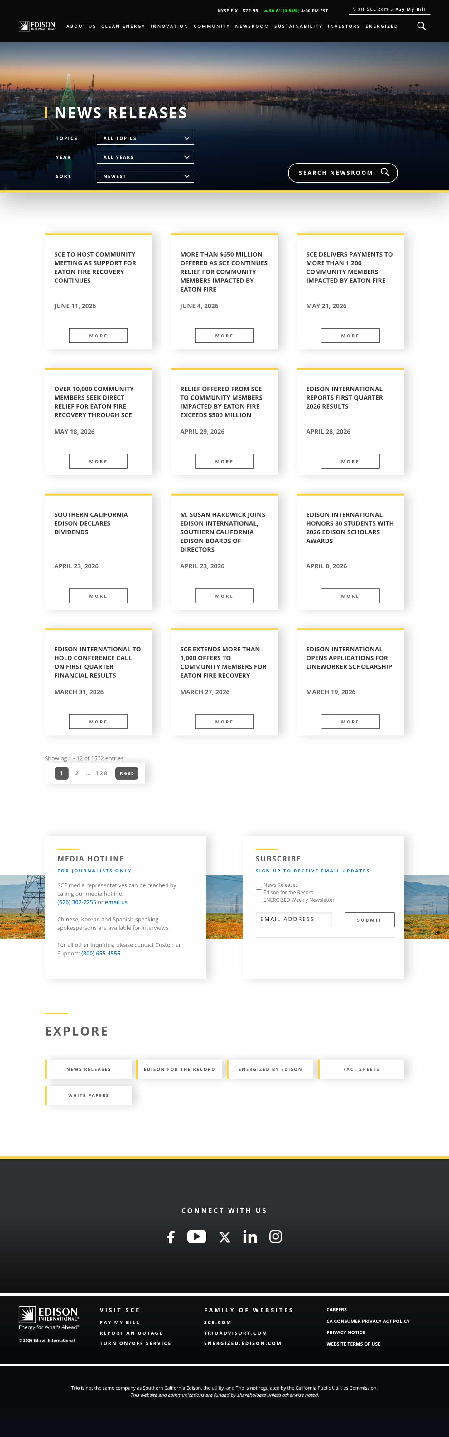 Latest website image capture