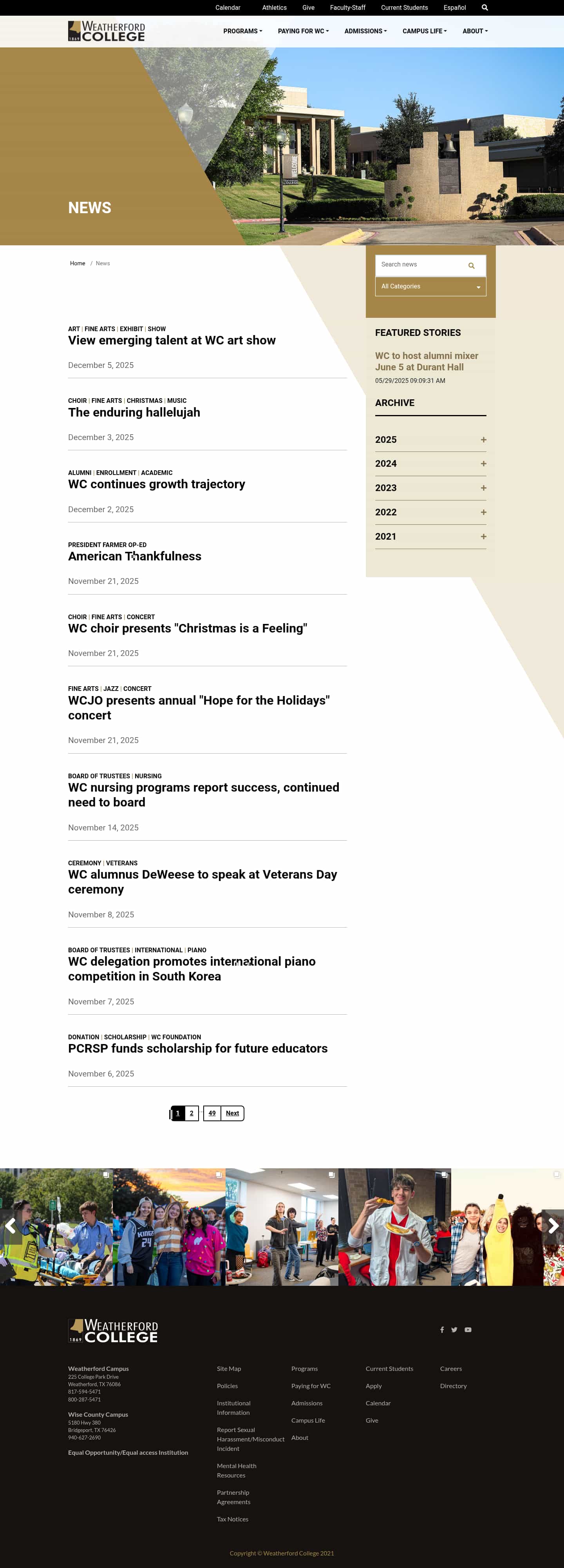 Latest website image capture