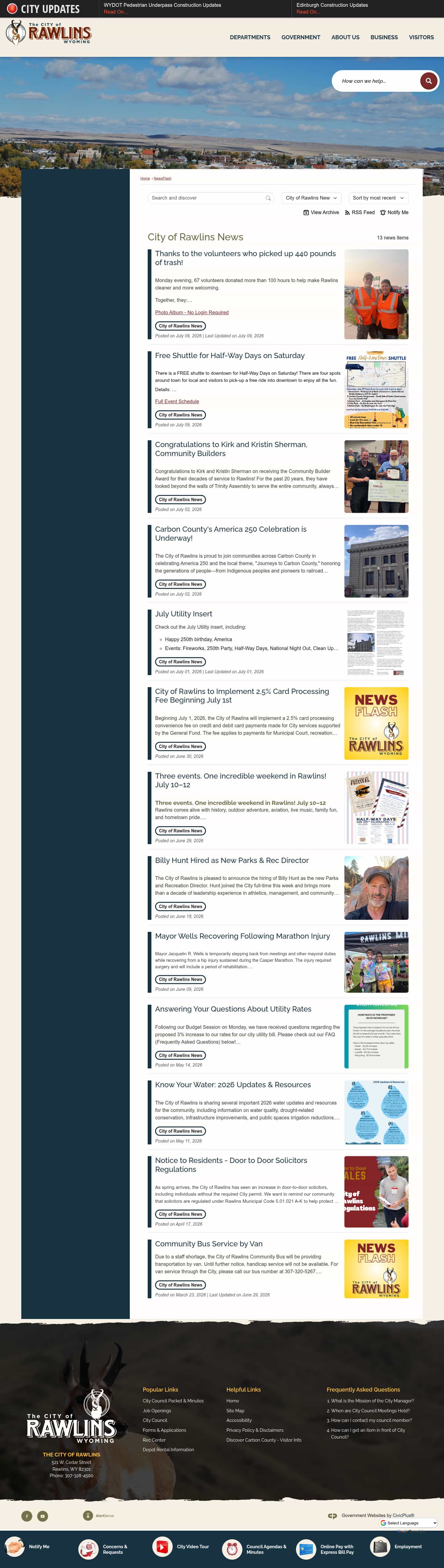 Latest website image capture