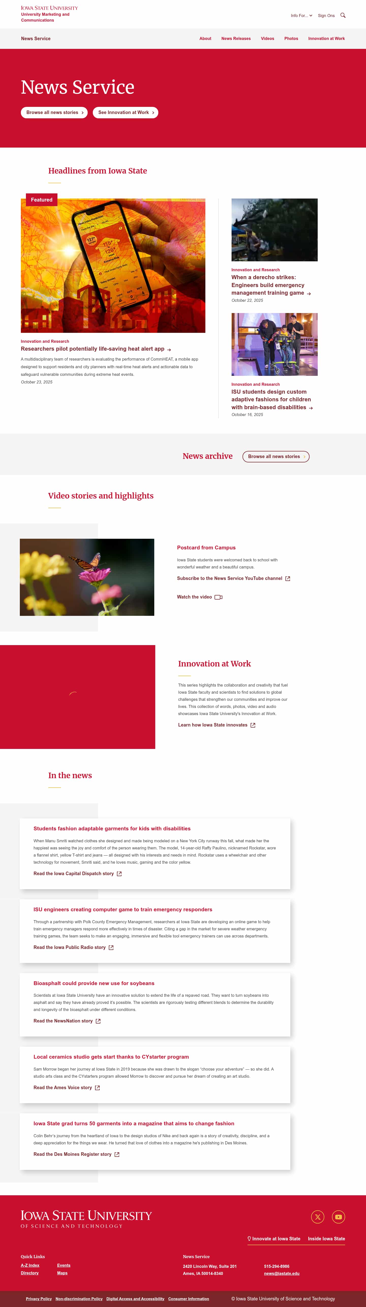 Latest website image capture