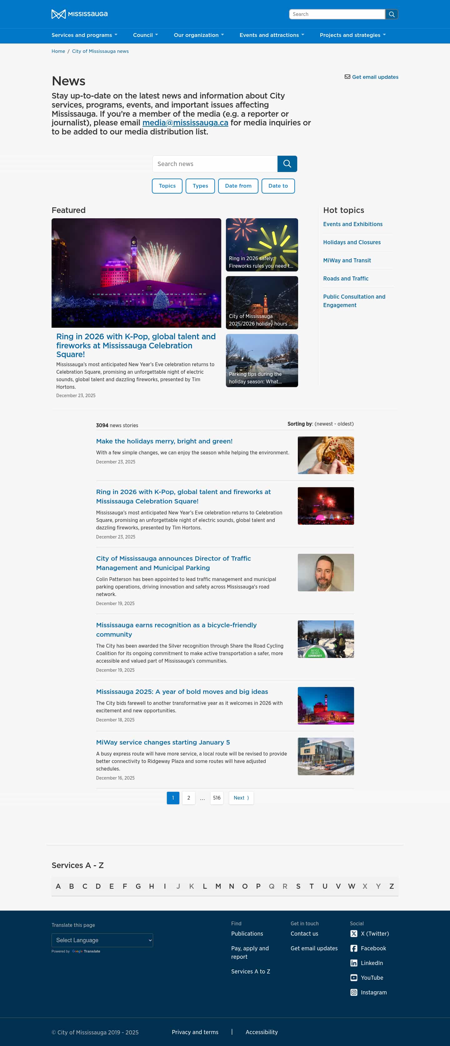 Latest website image capture