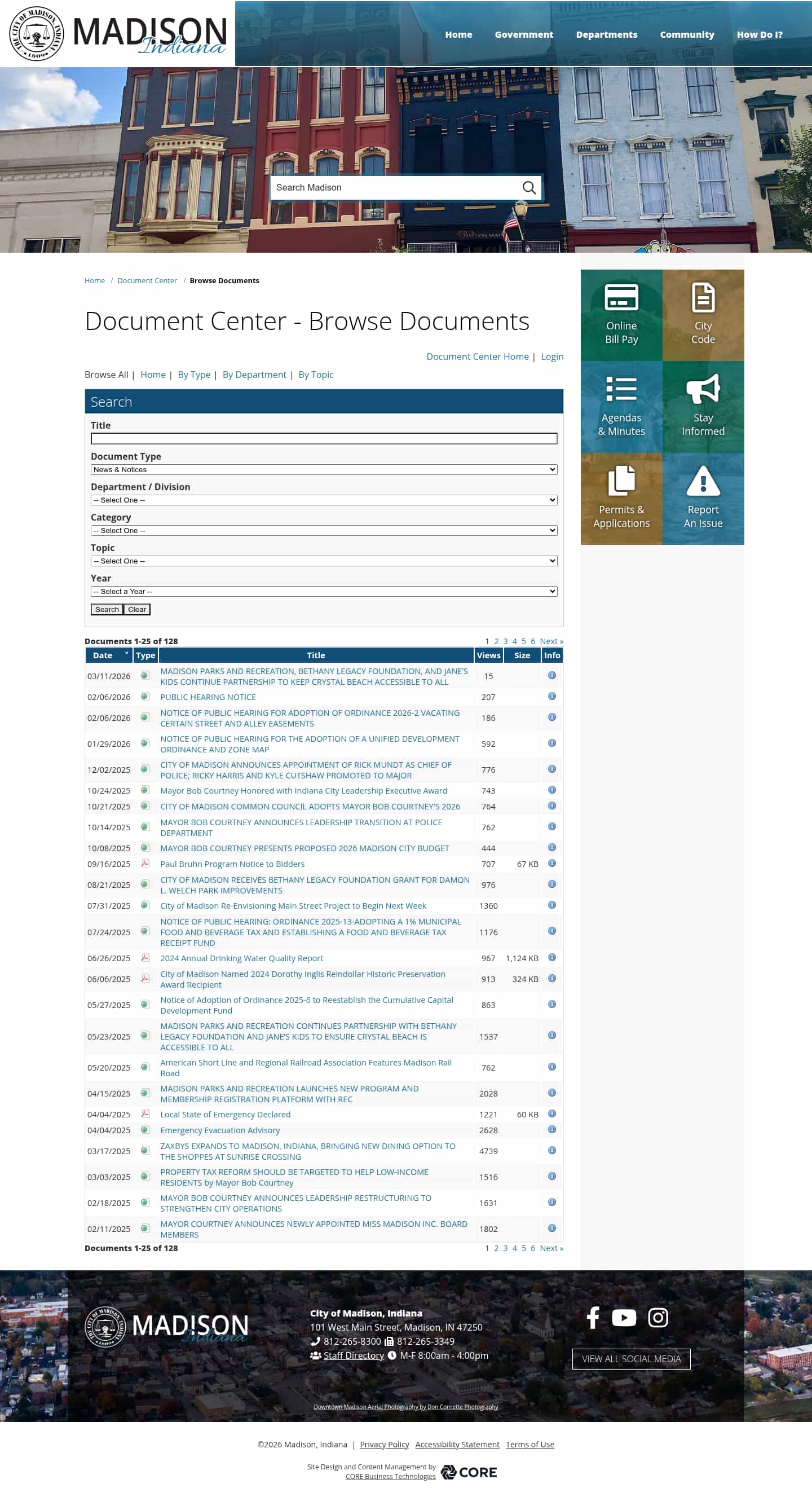 Latest website image capture
