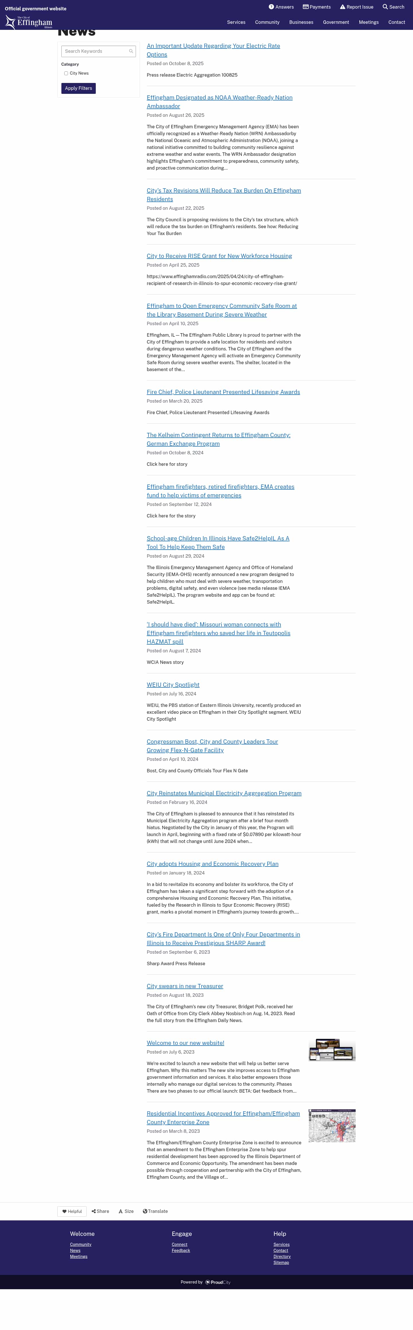 Latest website image capture