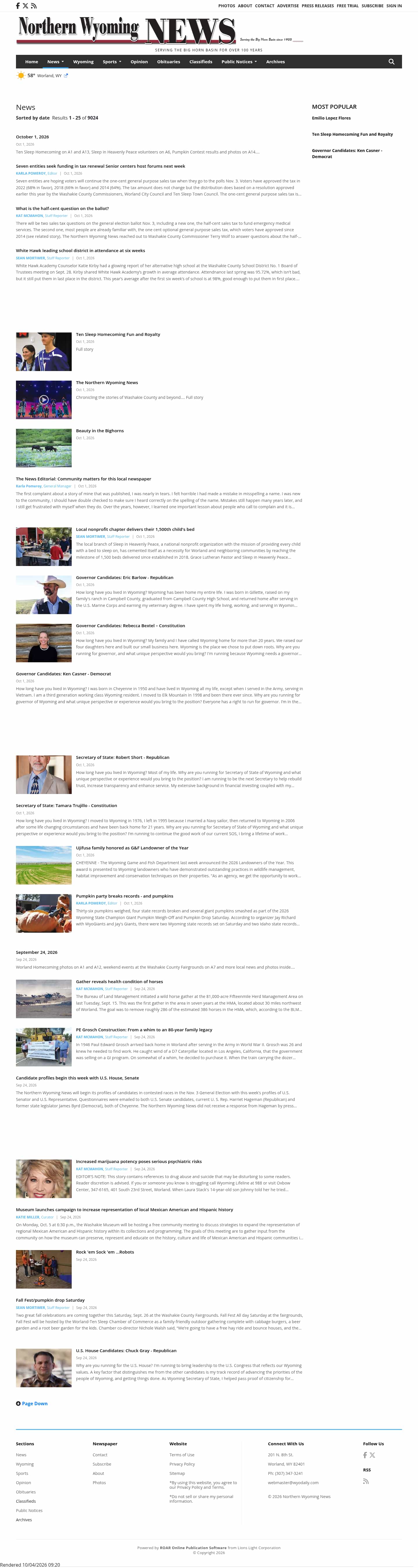Latest website image capture
