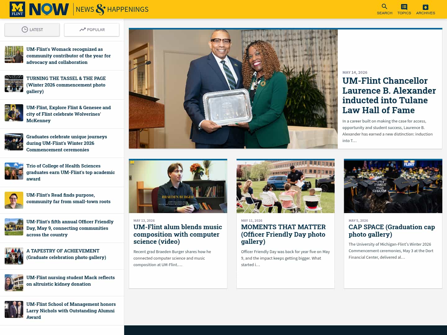 Latest website image capture