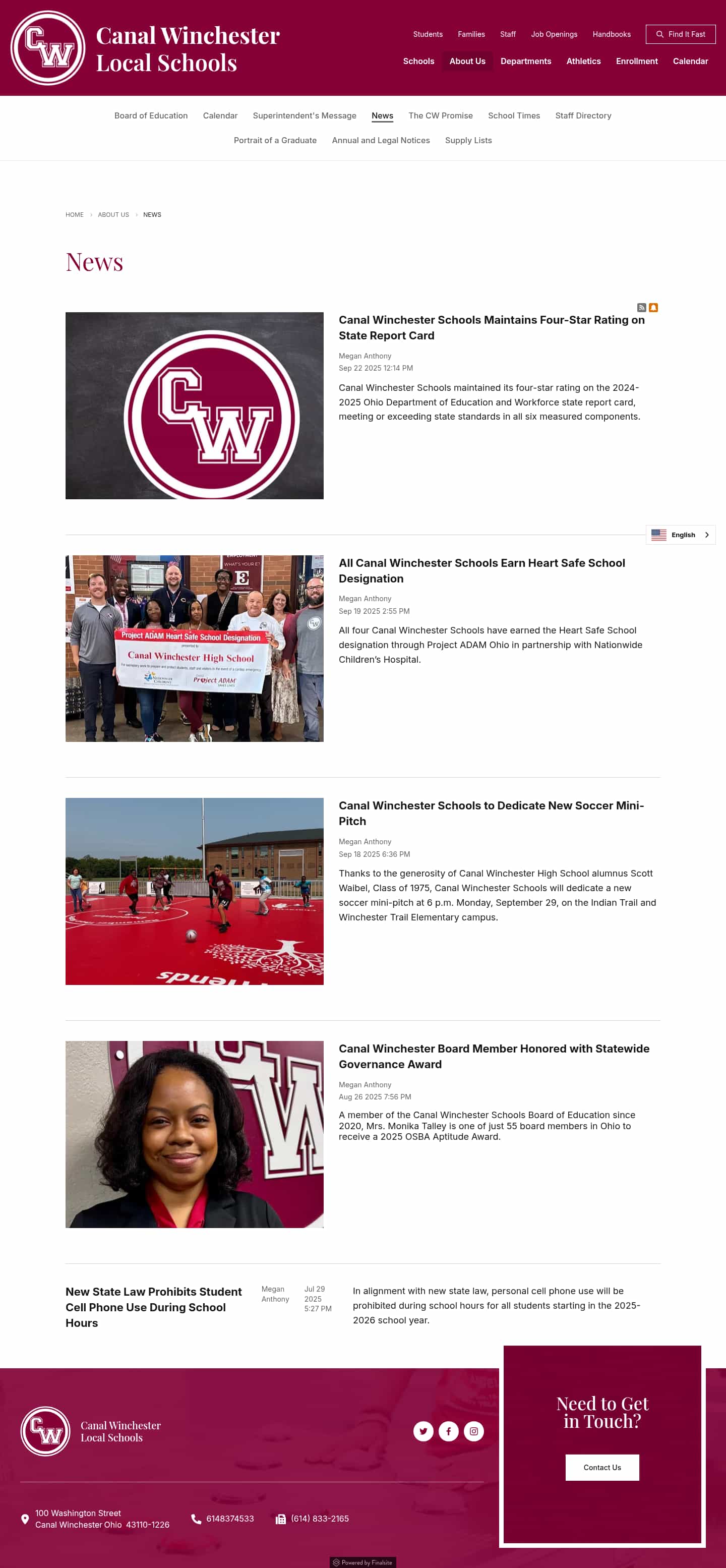 Latest website image capture