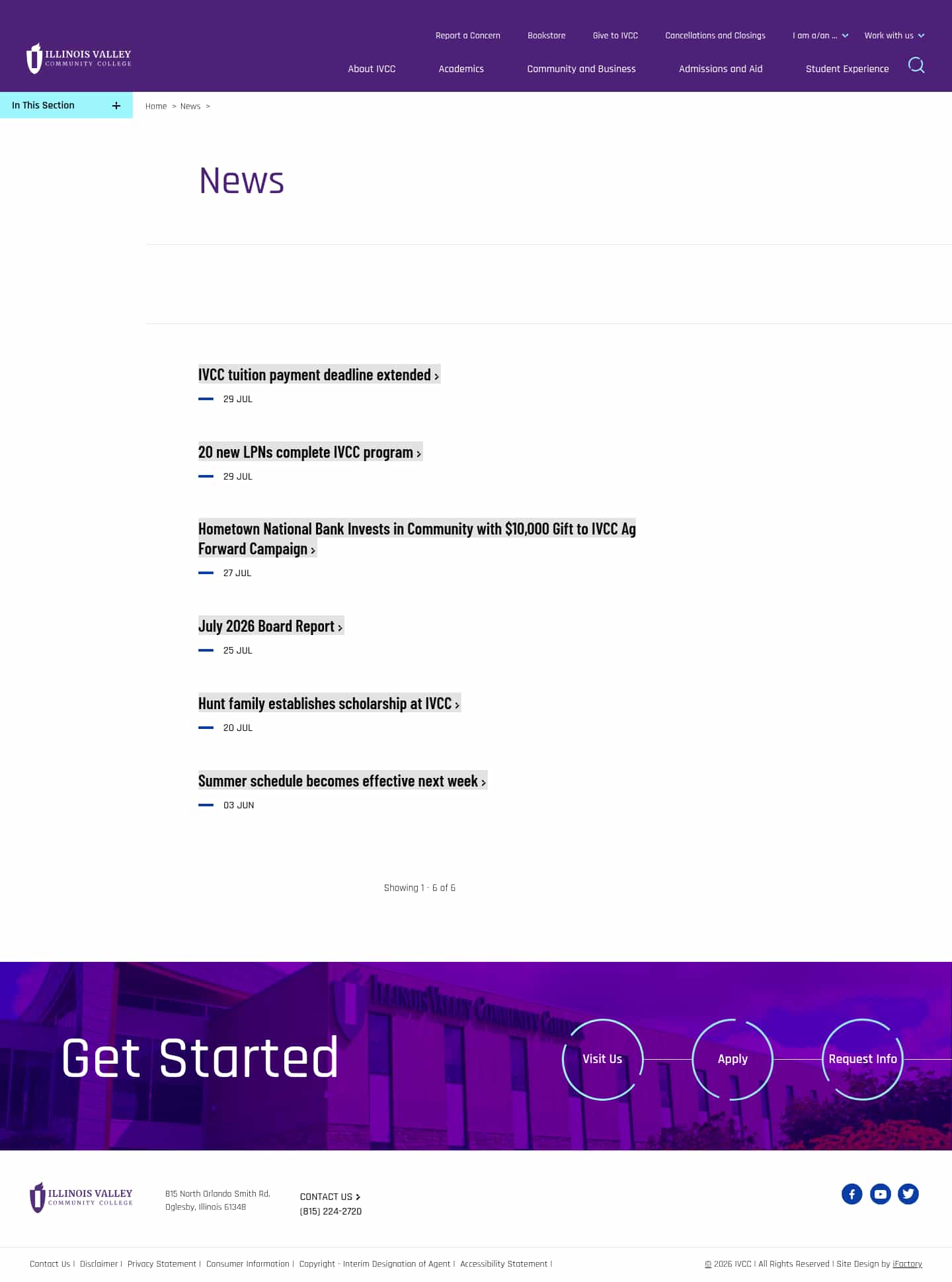 Latest website image capture