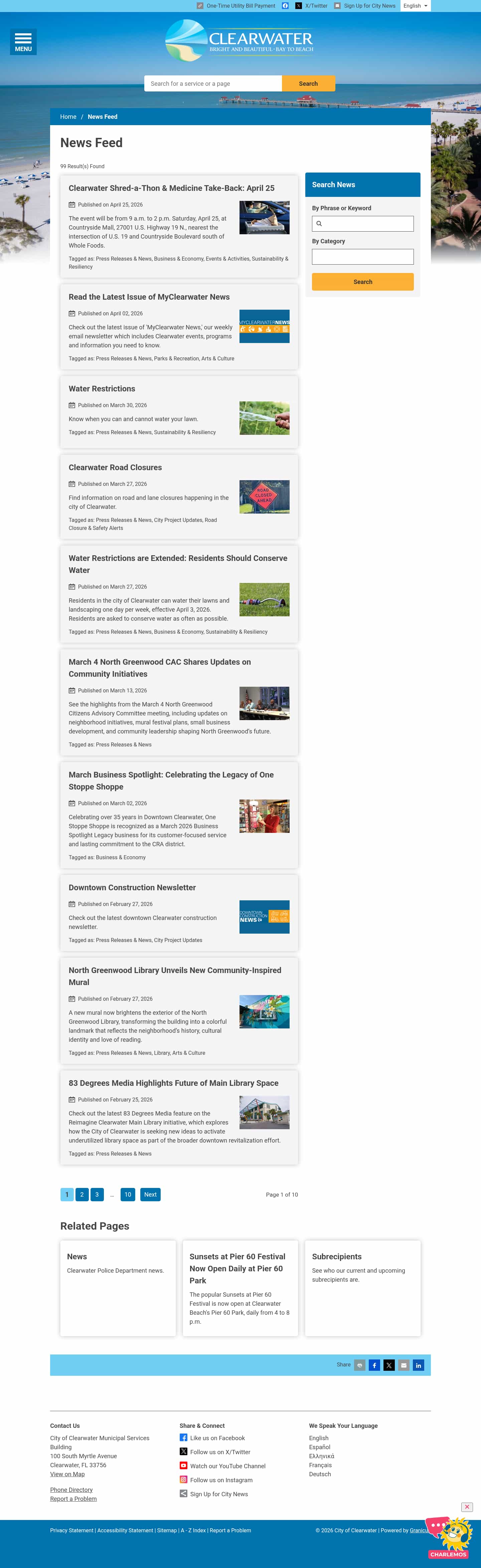 Latest website image capture