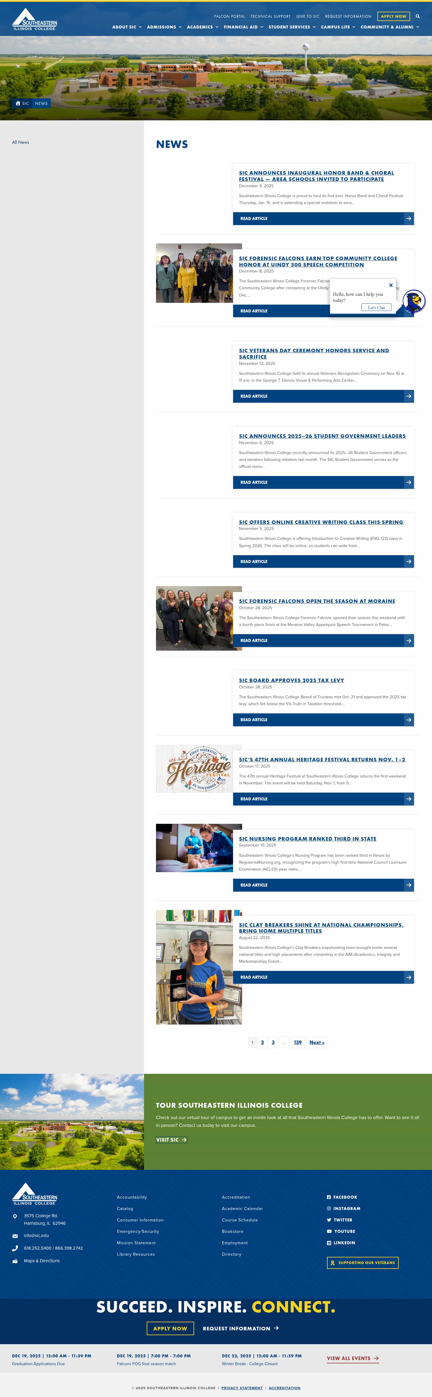 Latest website image capture