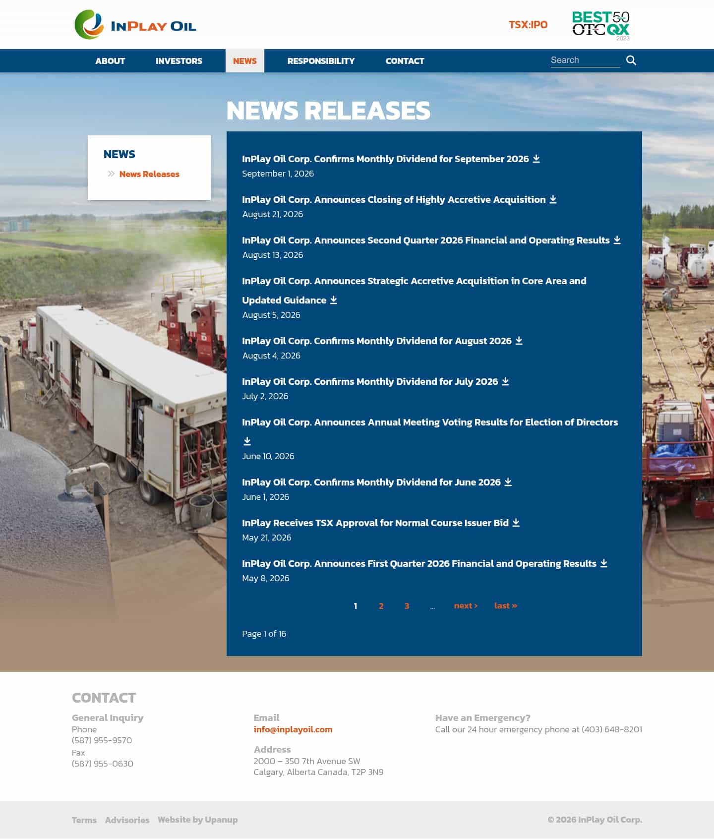 Latest website image capture