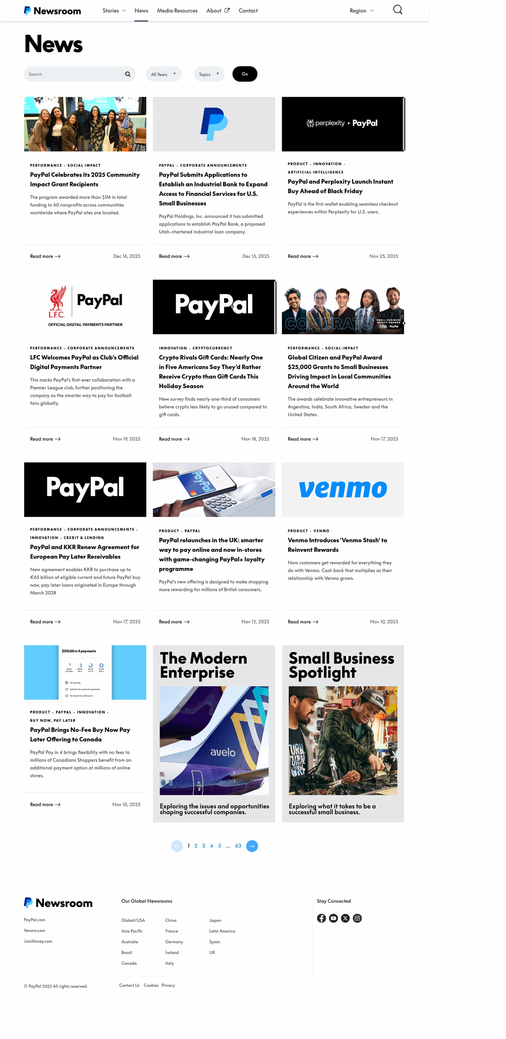 Latest website image capture