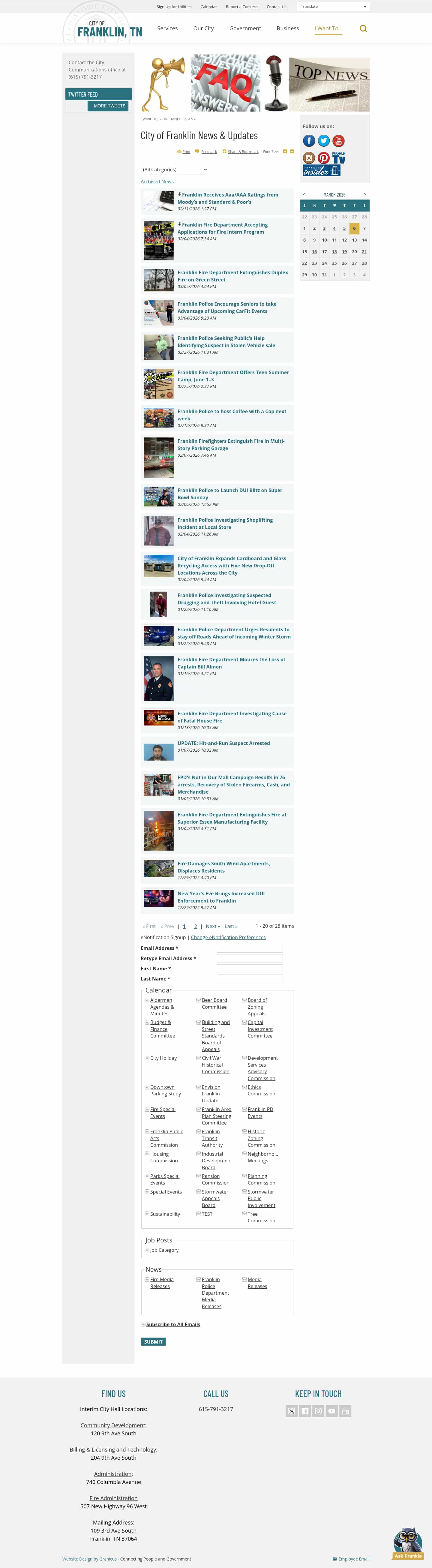 Latest website image capture