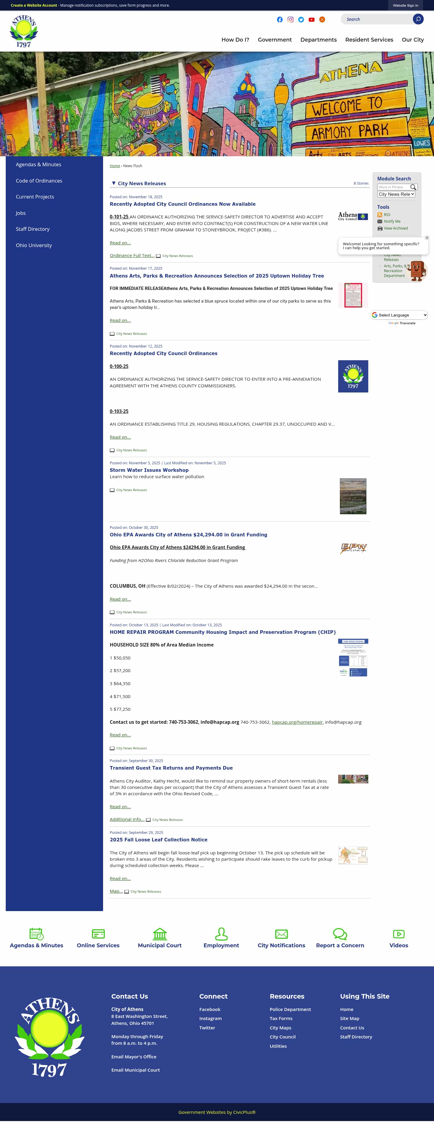 Latest website image capture