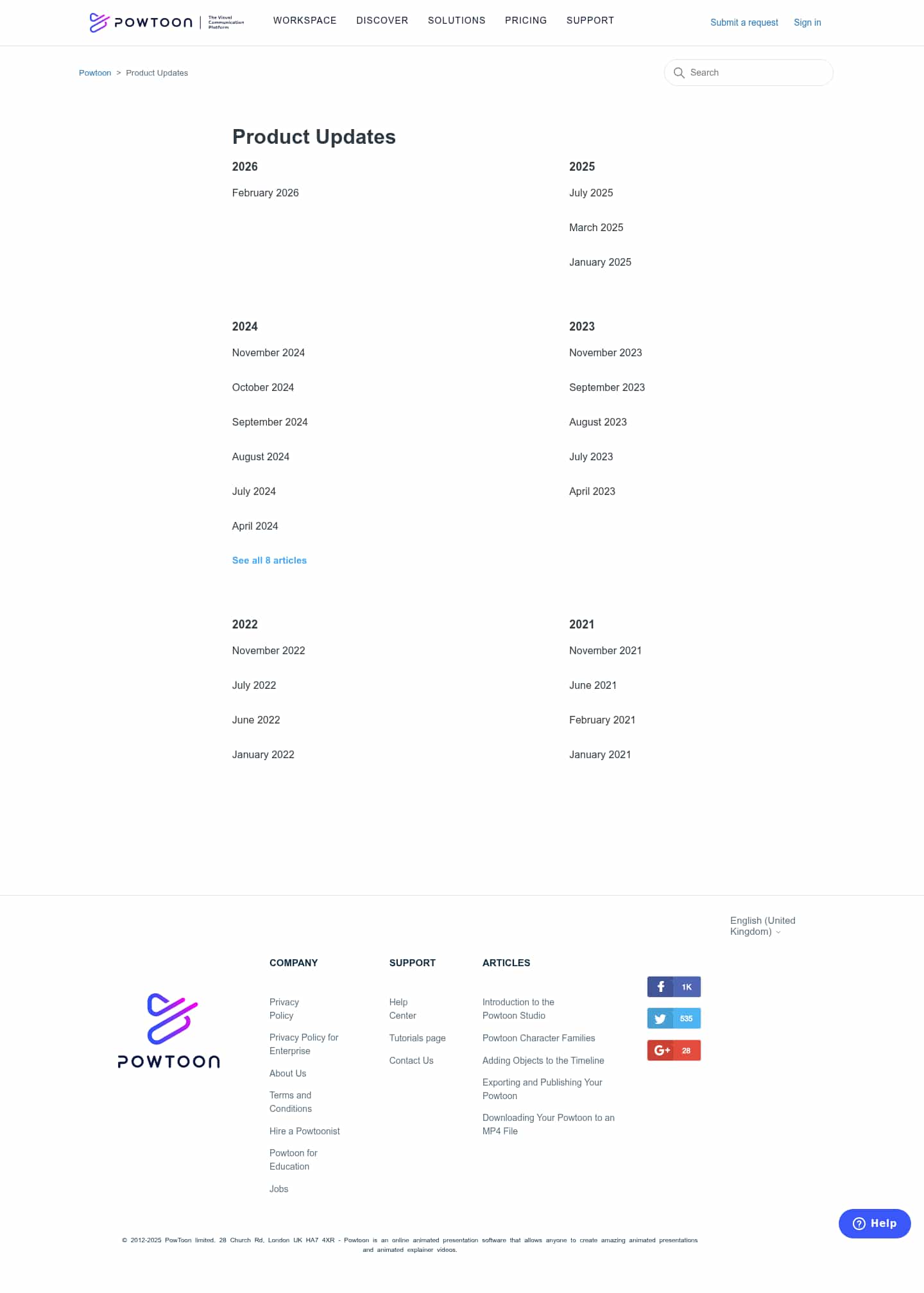 Latest website image capture