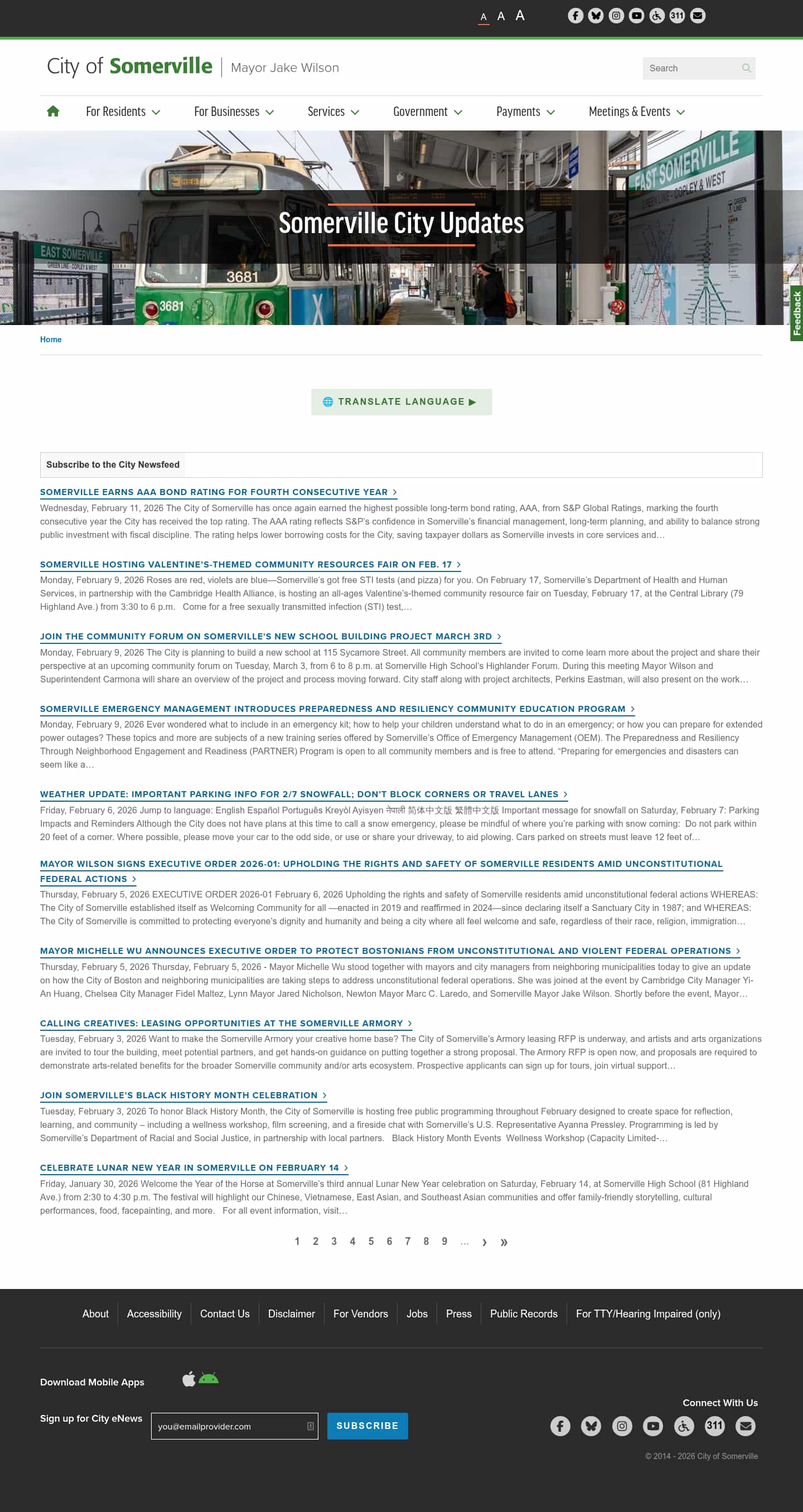 Latest website image capture