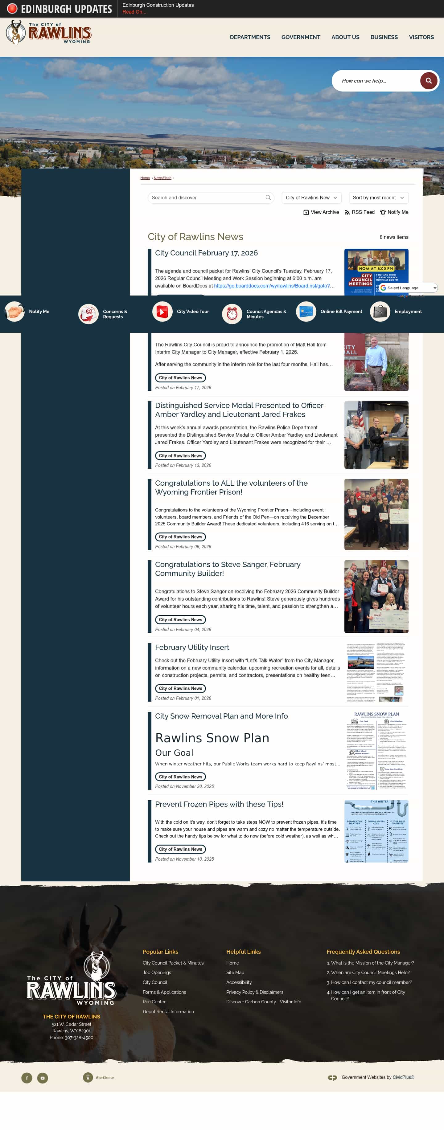 Latest website image capture