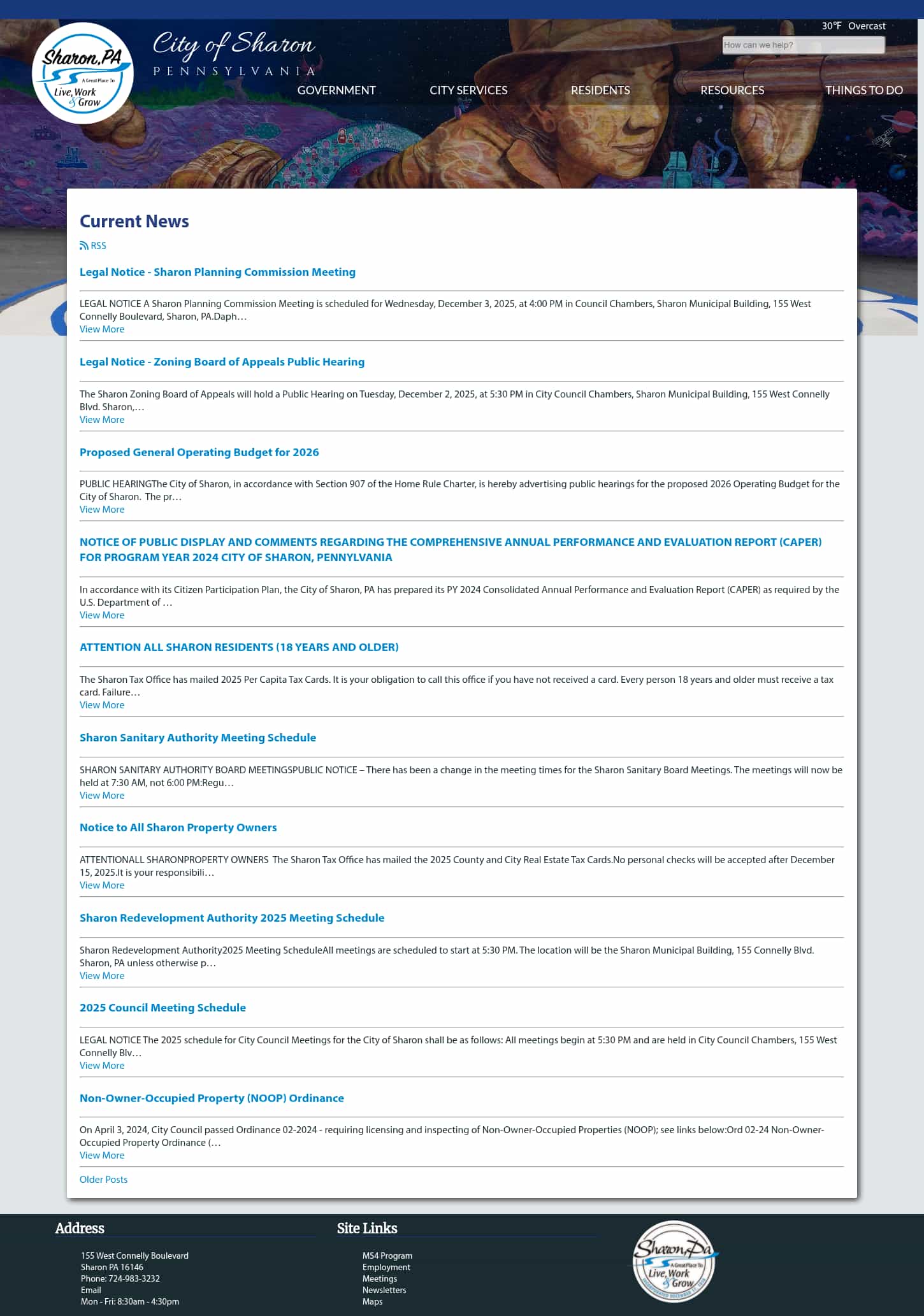 Latest website image capture