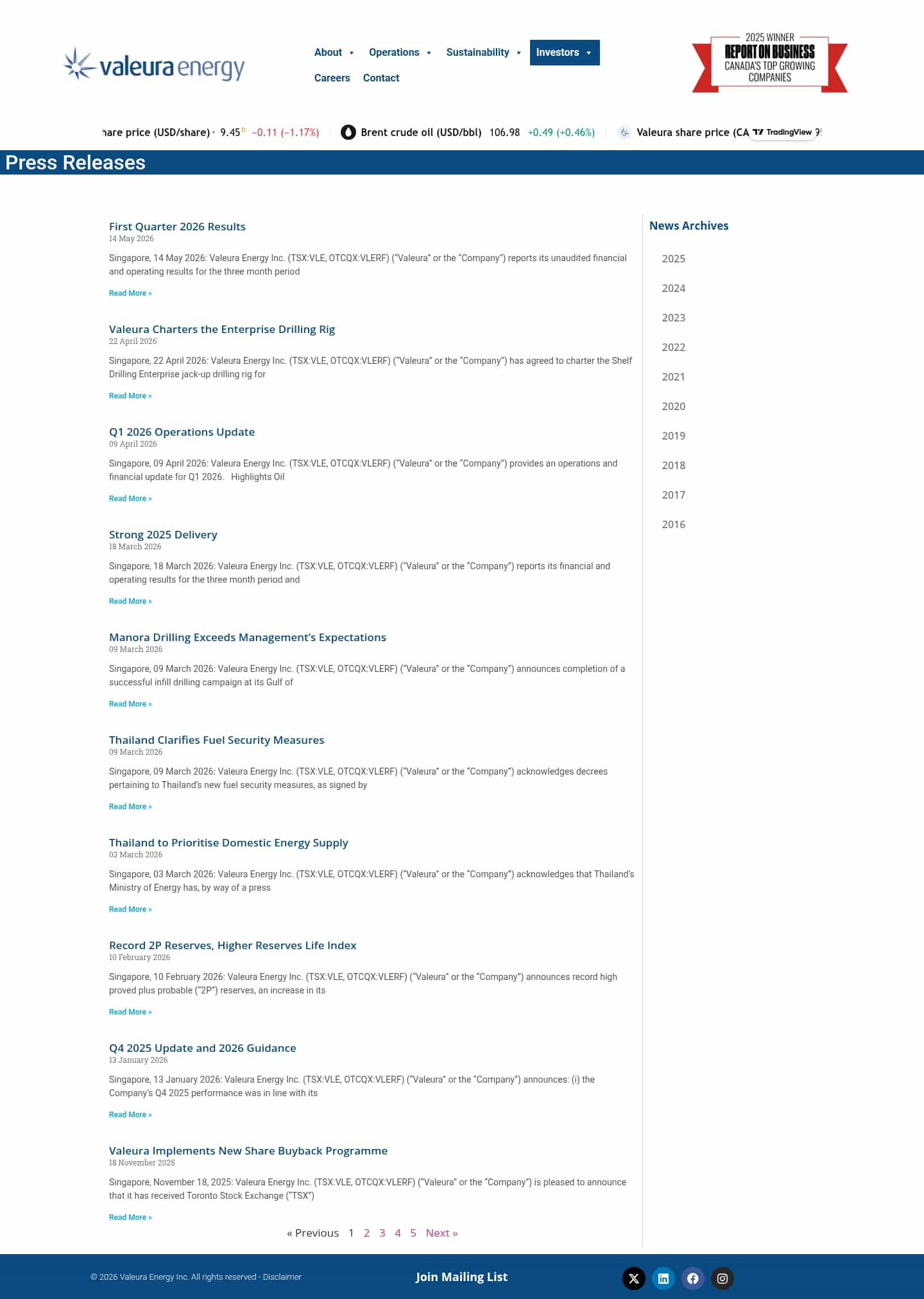 Latest website image capture