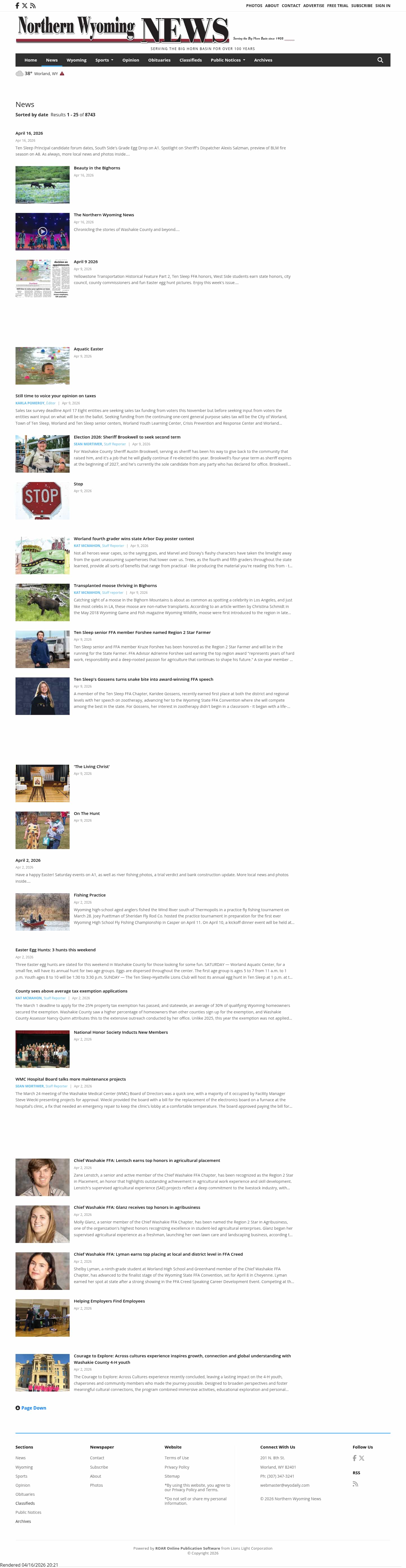 Latest website image capture