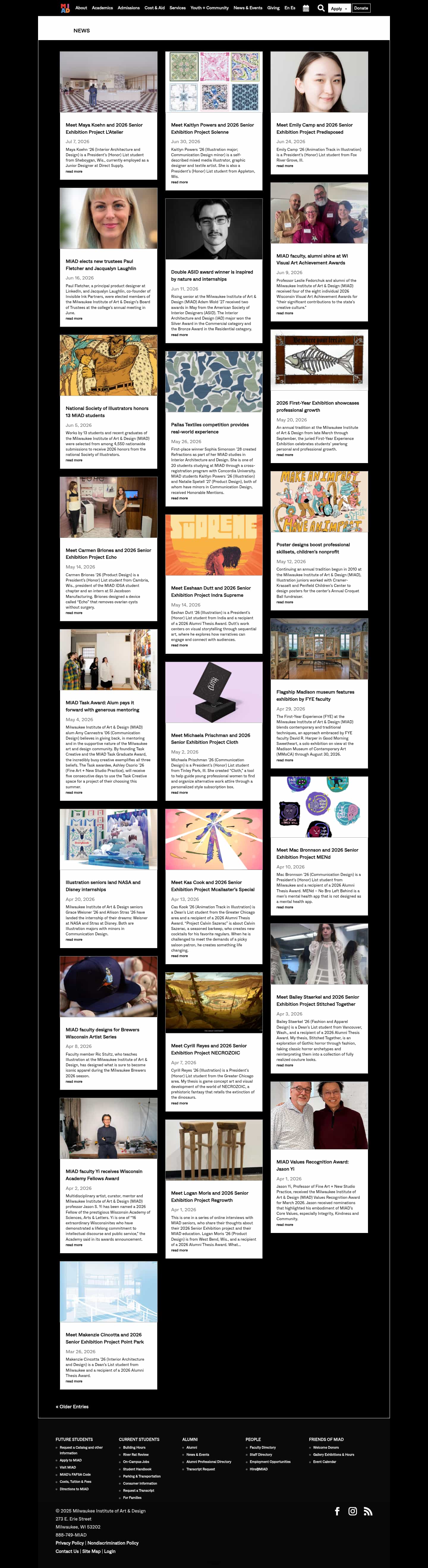 Latest website image capture