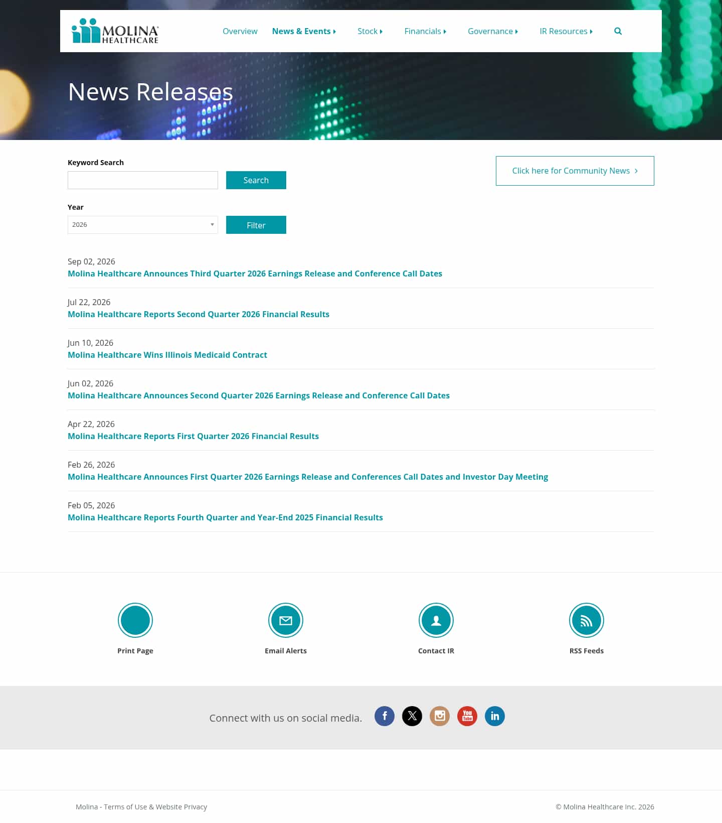 Latest website image capture
