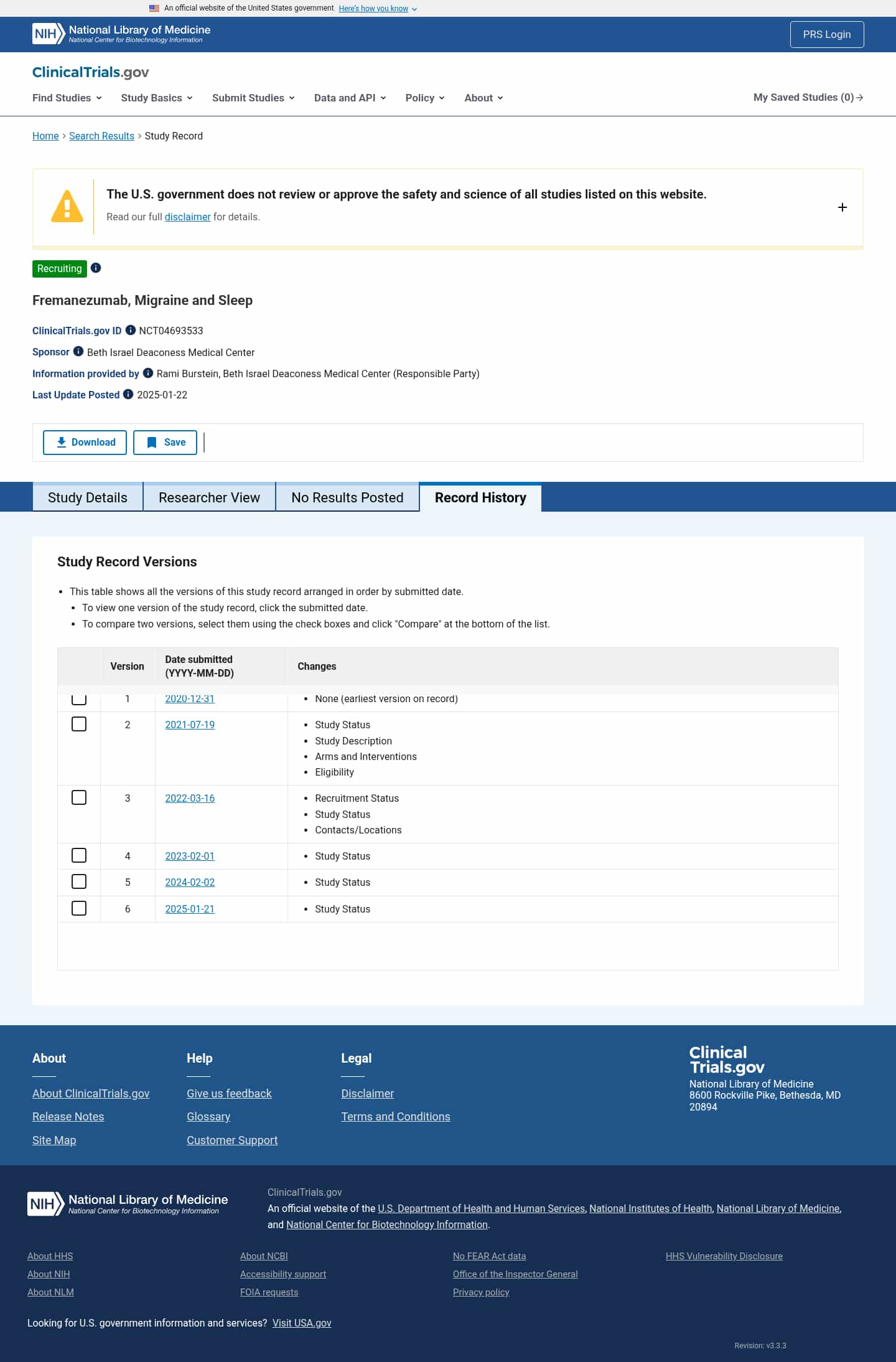 Latest website image capture
