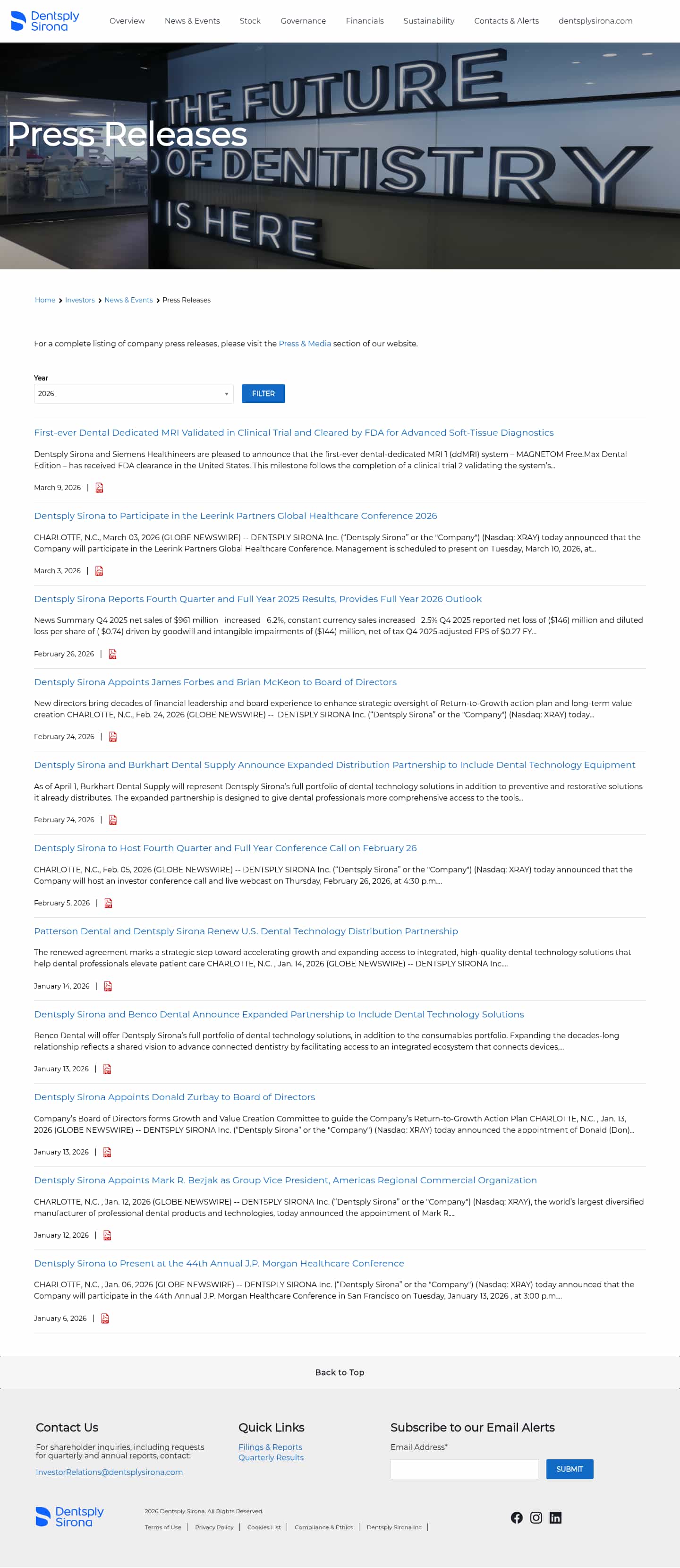 Latest website image capture