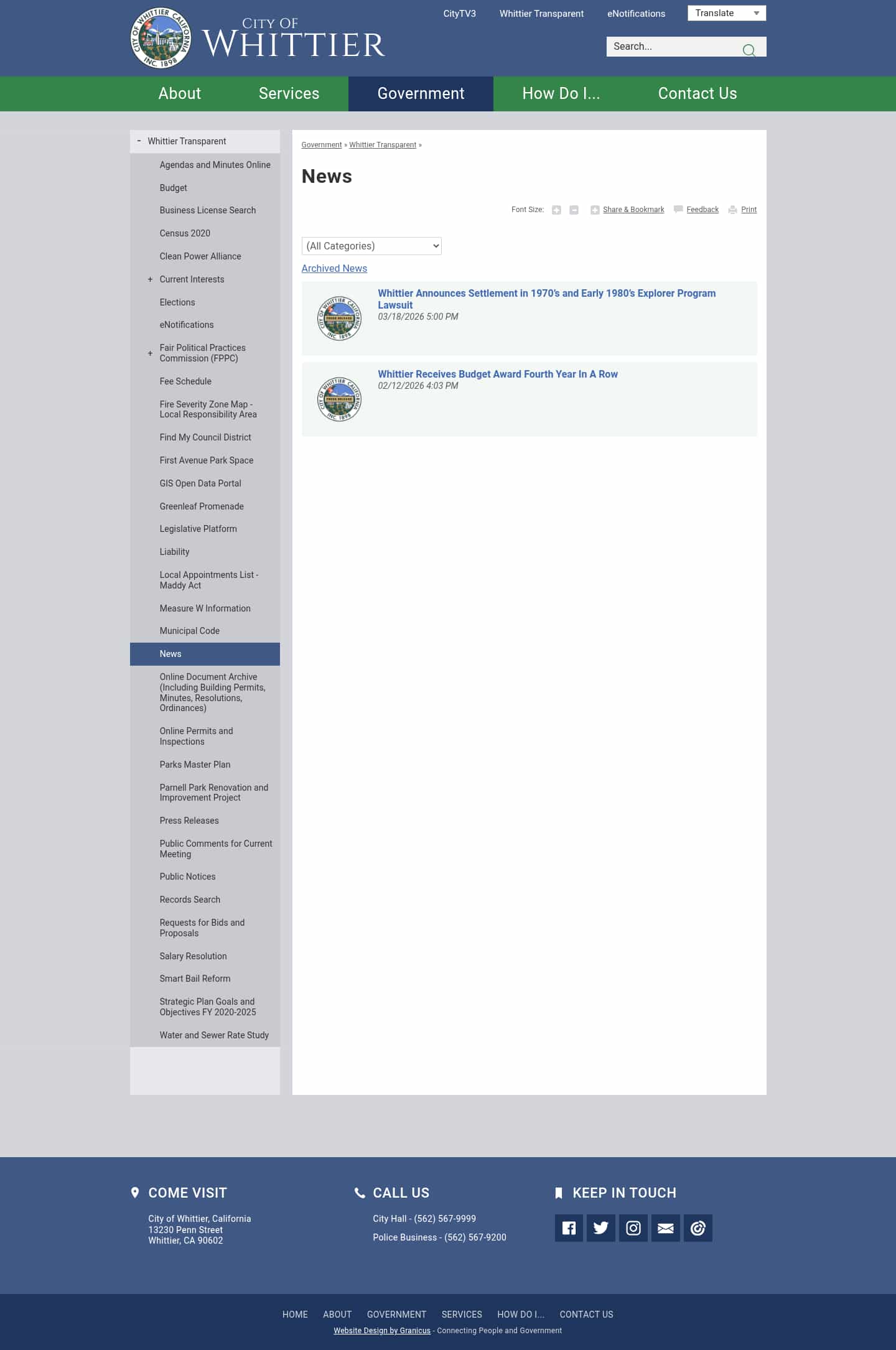 Latest website image capture
