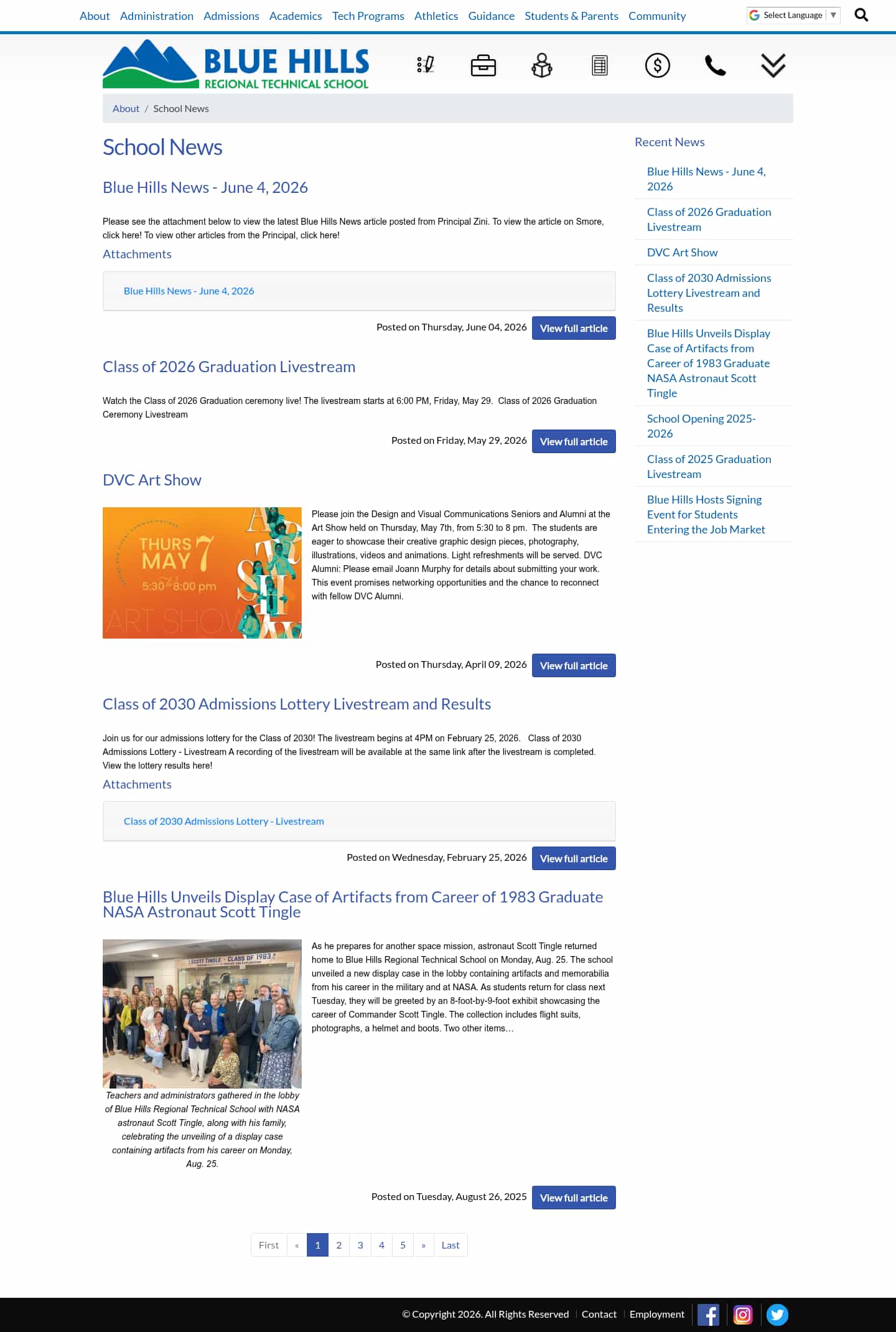 Latest website image capture