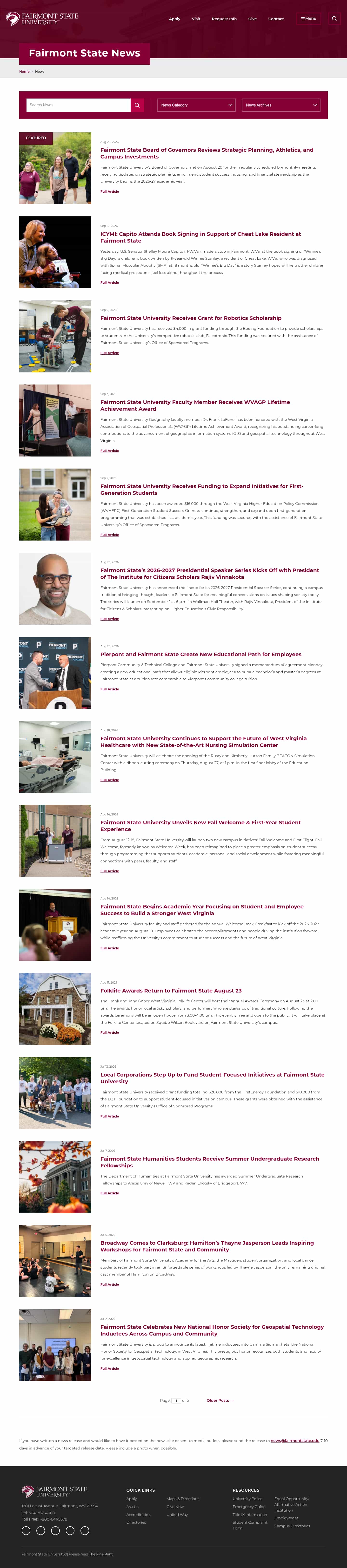 Latest website image capture