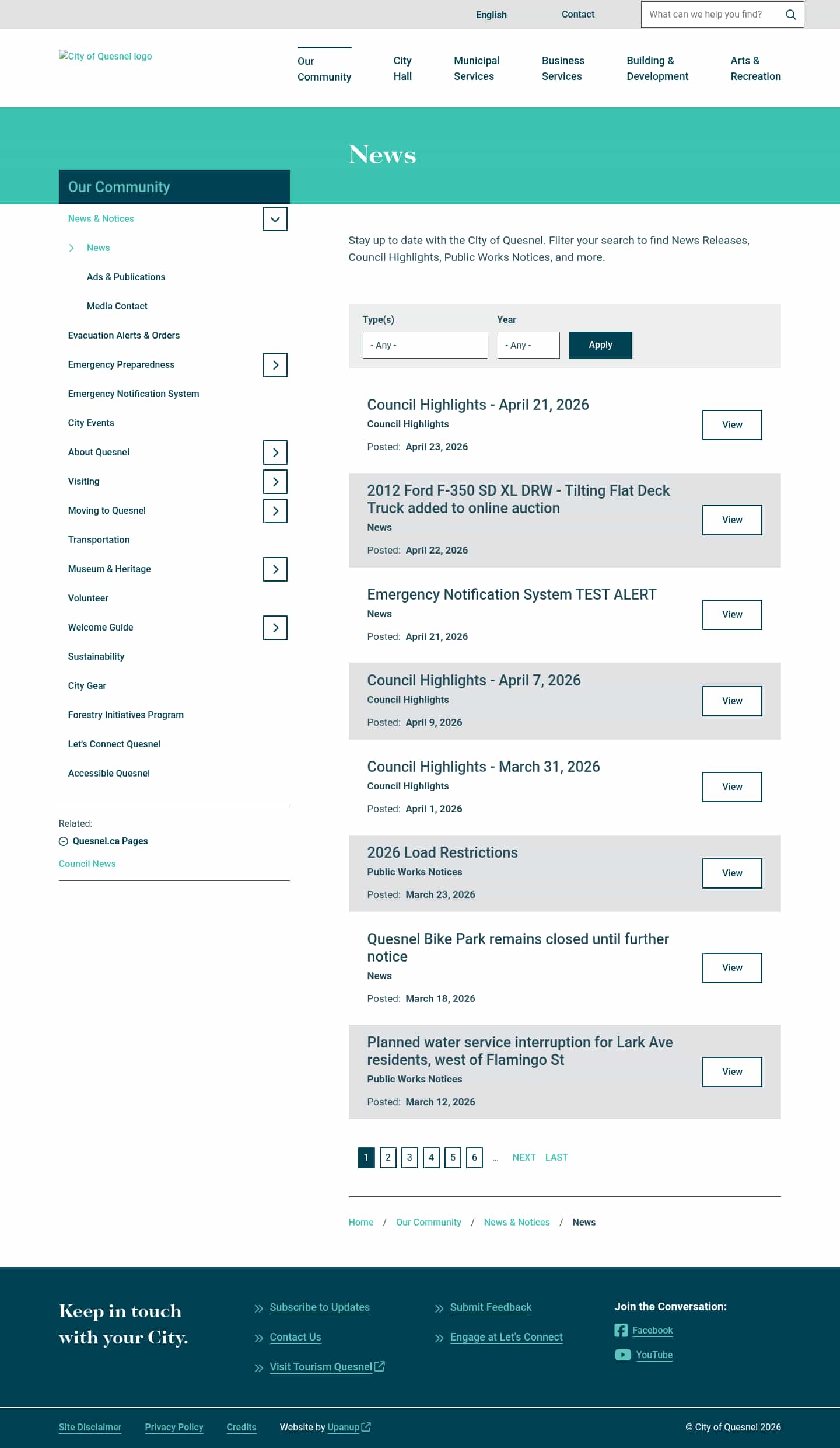 Latest website image capture