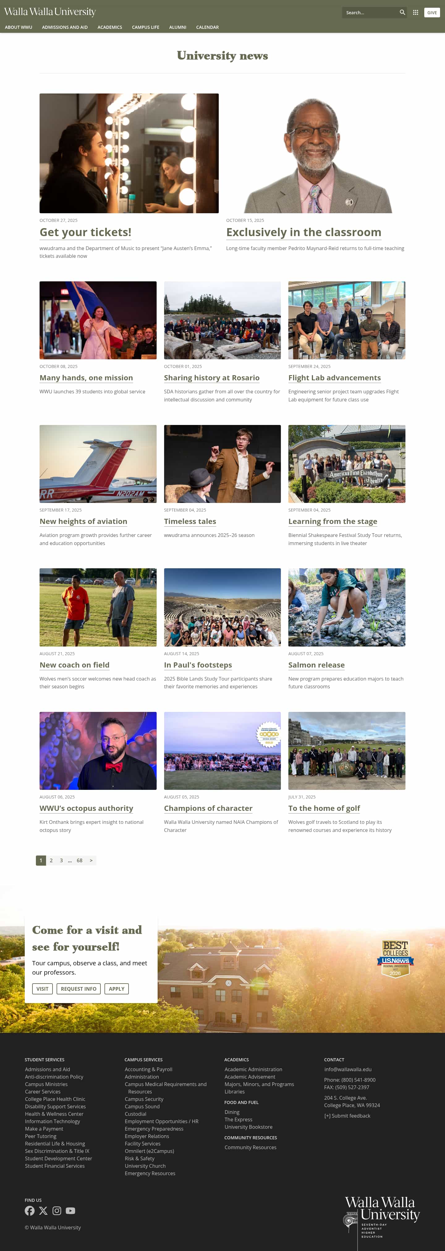 Latest website image capture