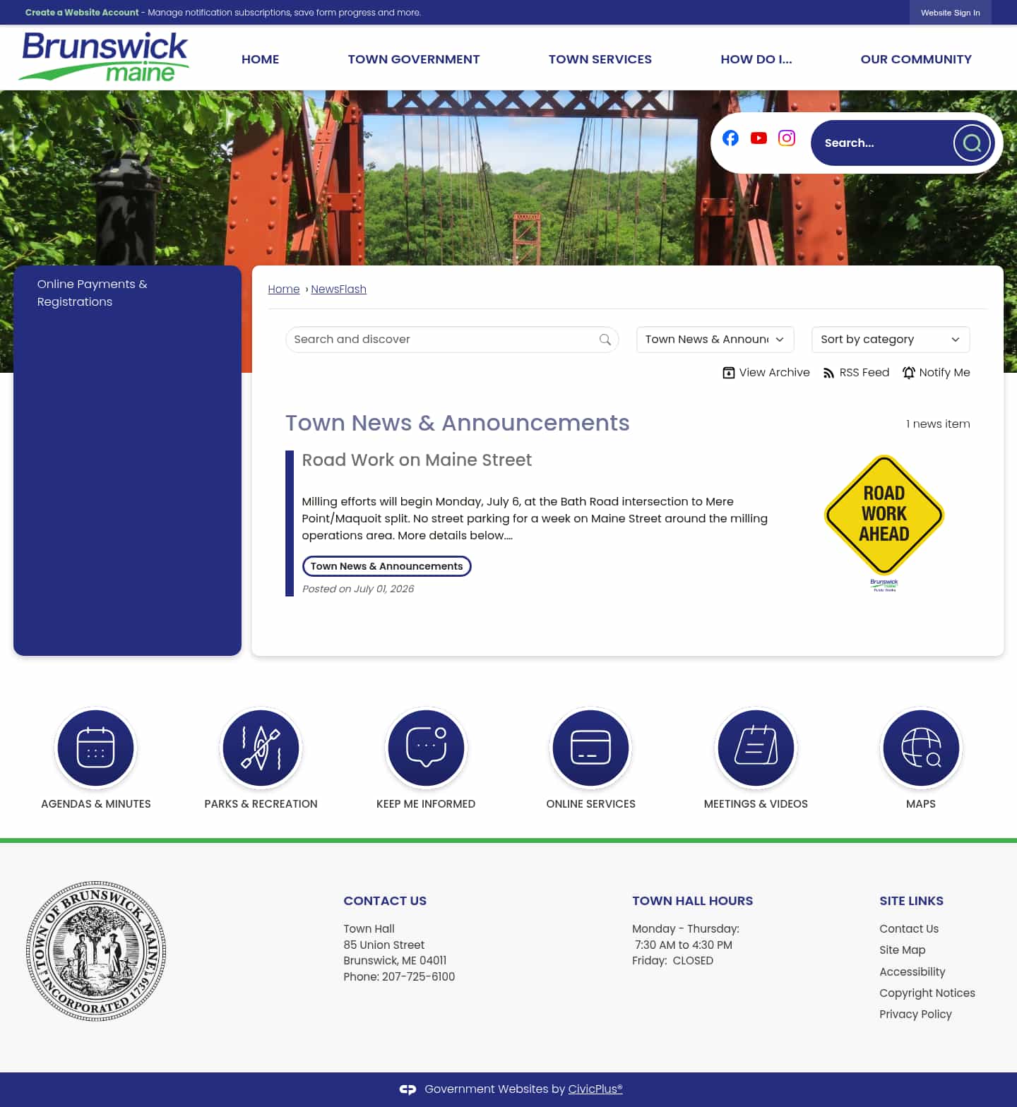 Latest website image capture