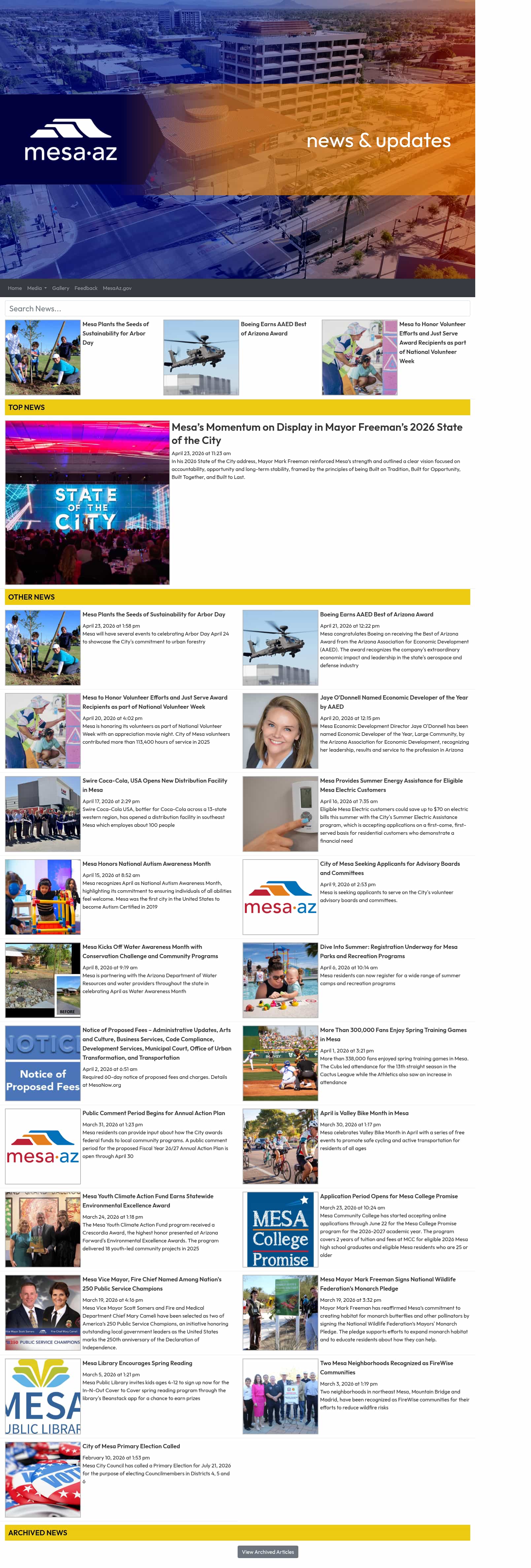 Latest website image capture