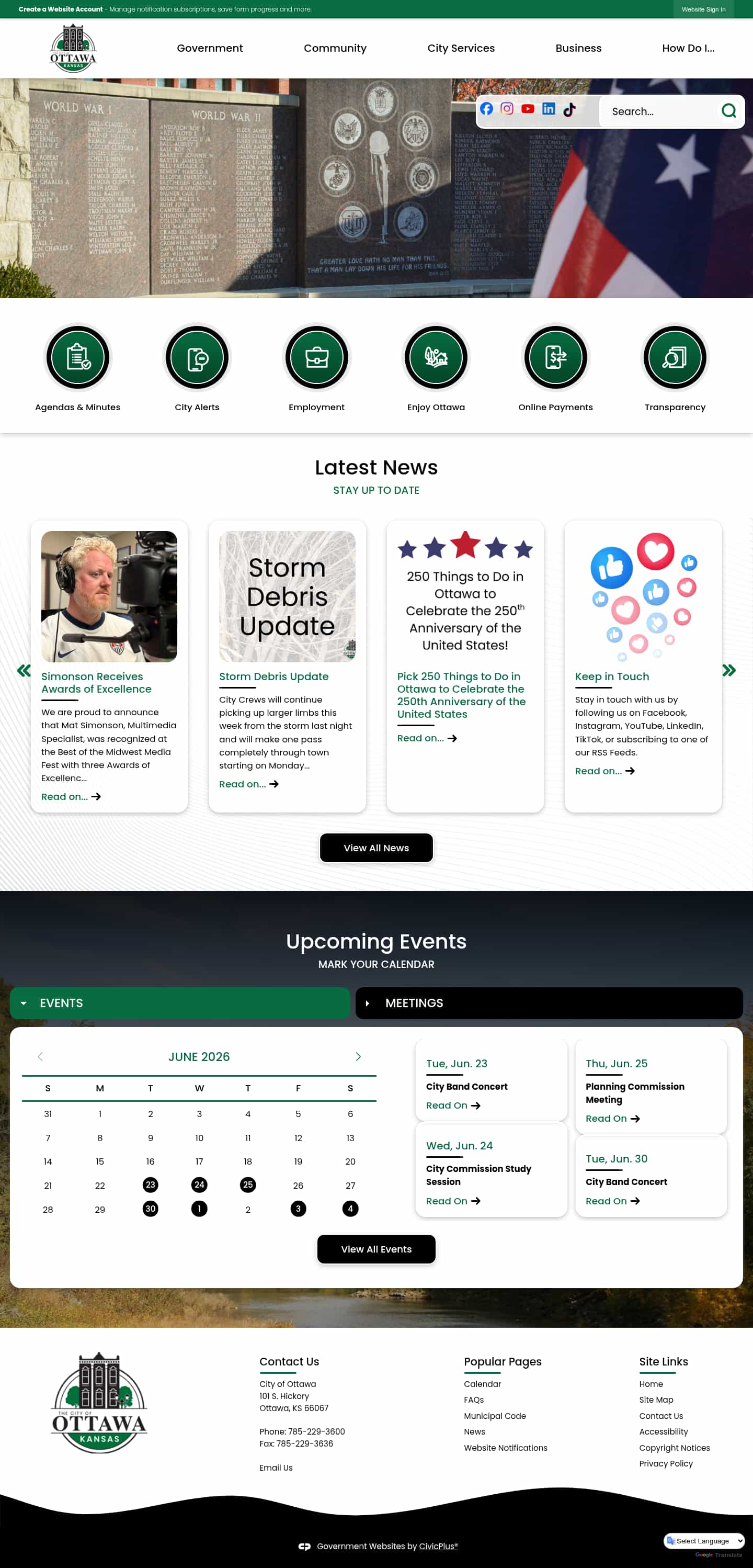 Latest website image capture