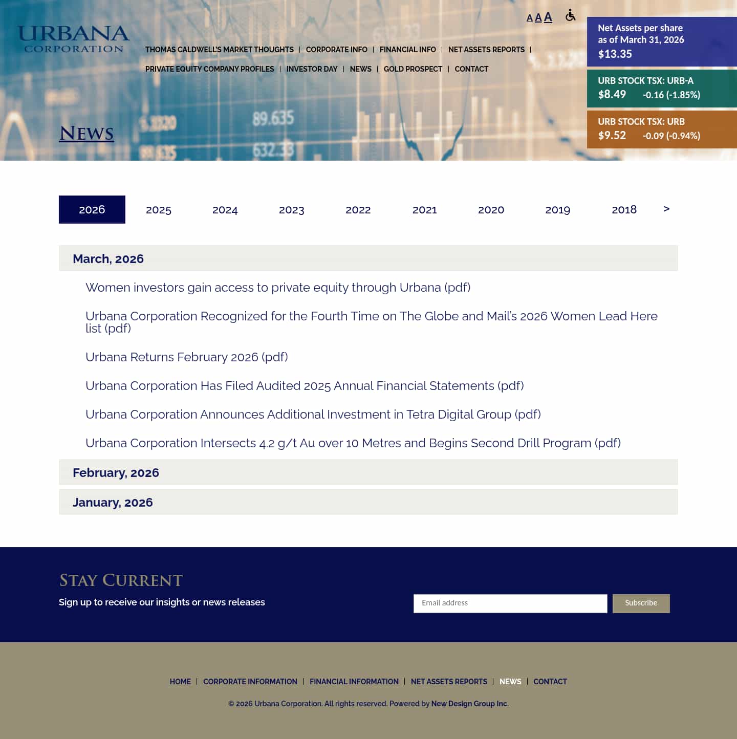 Latest website image capture