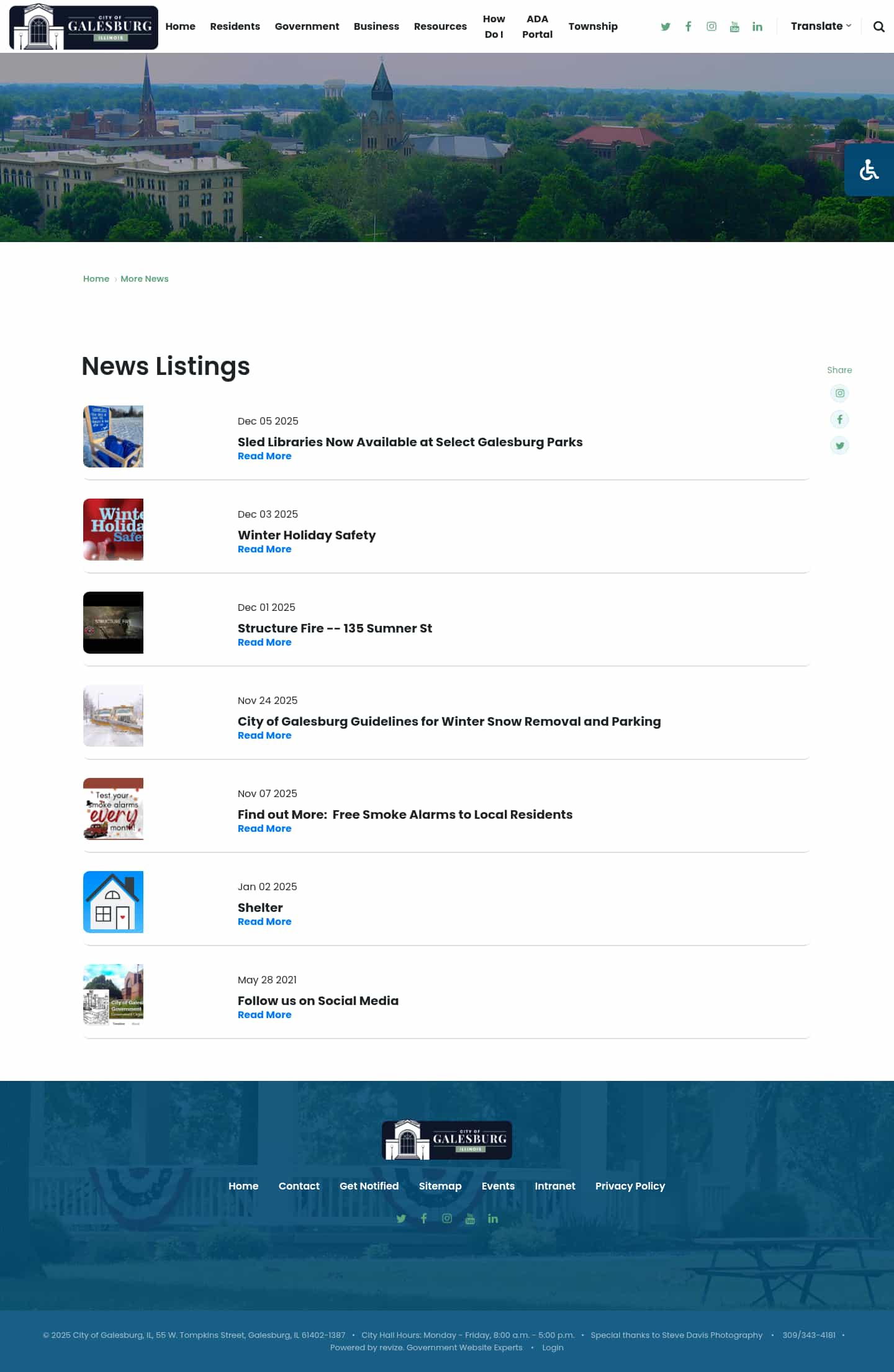Latest website image capture